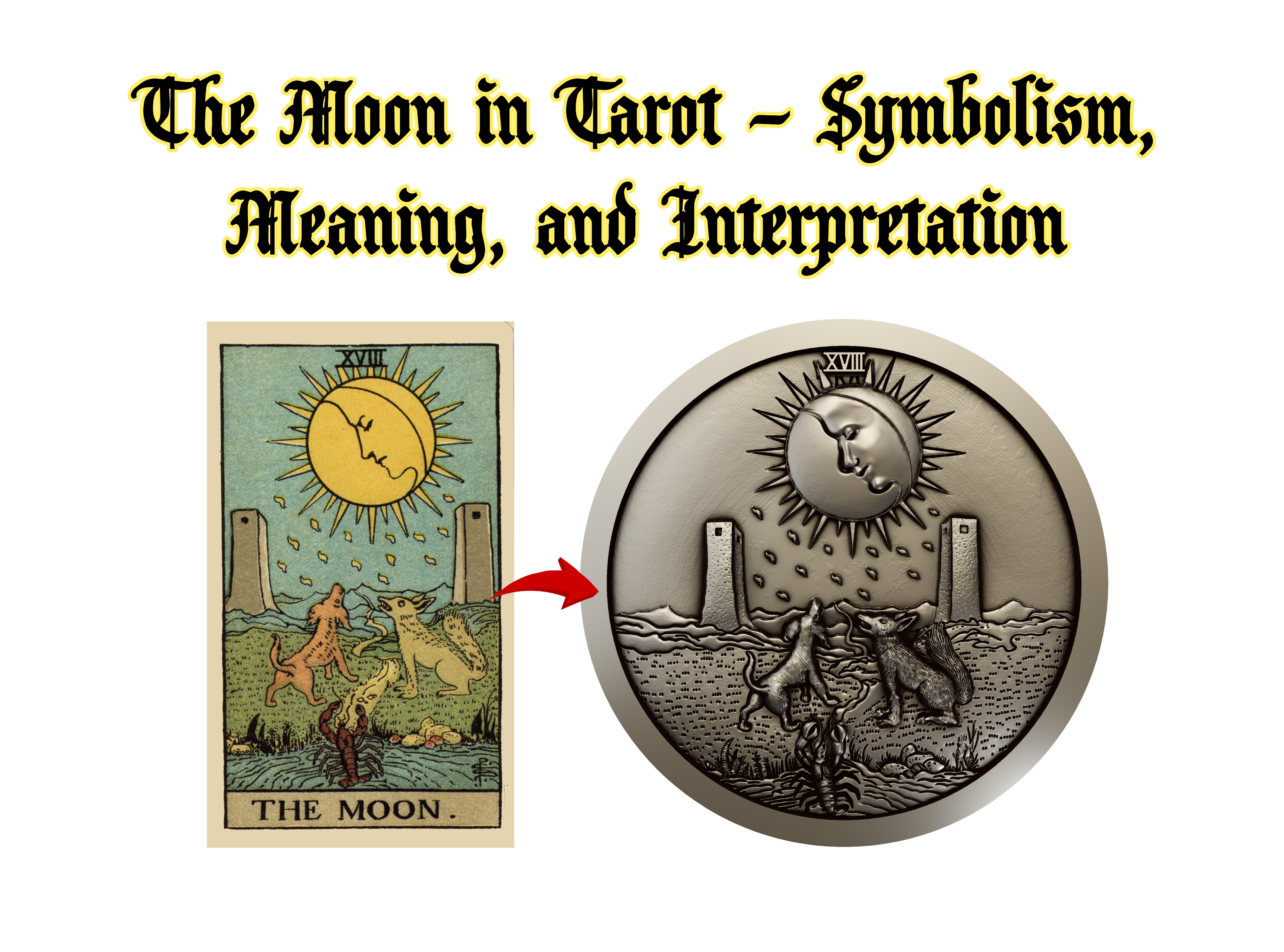 The Moon in Tarot – Symbolism, Meaning, and Interpretation