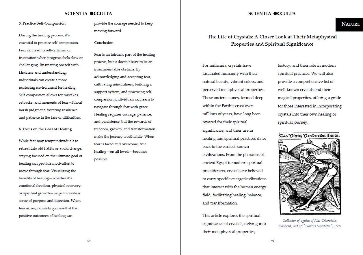 Esoteric Ezine by Frater Setnakh & Soror Vanarotha - Scientia Occulta: Explore Esoteric Knowledge - Support my work and get the pdf file #1