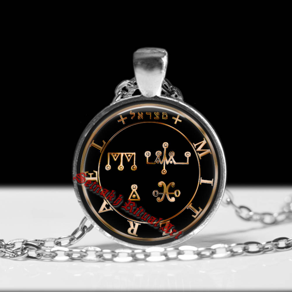 INTERNAL REPARATION talisman, Mitzrael Angel seal amulet for the cure of mental illness and deliverance from those who persecute us #365.60
