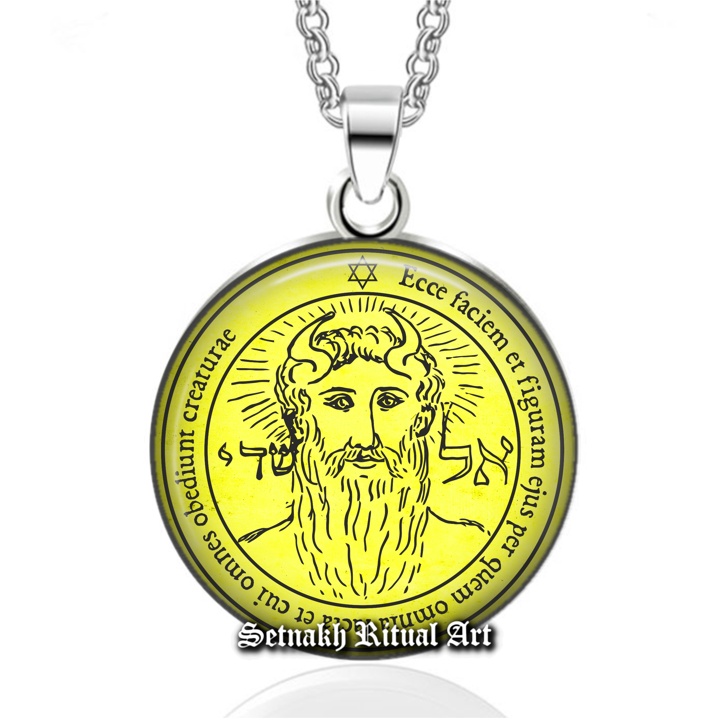 First pentacle of the Sun, Metatron pendant, El Shaddai' talisman which is alleged to bring the possessor all things they may desire #103