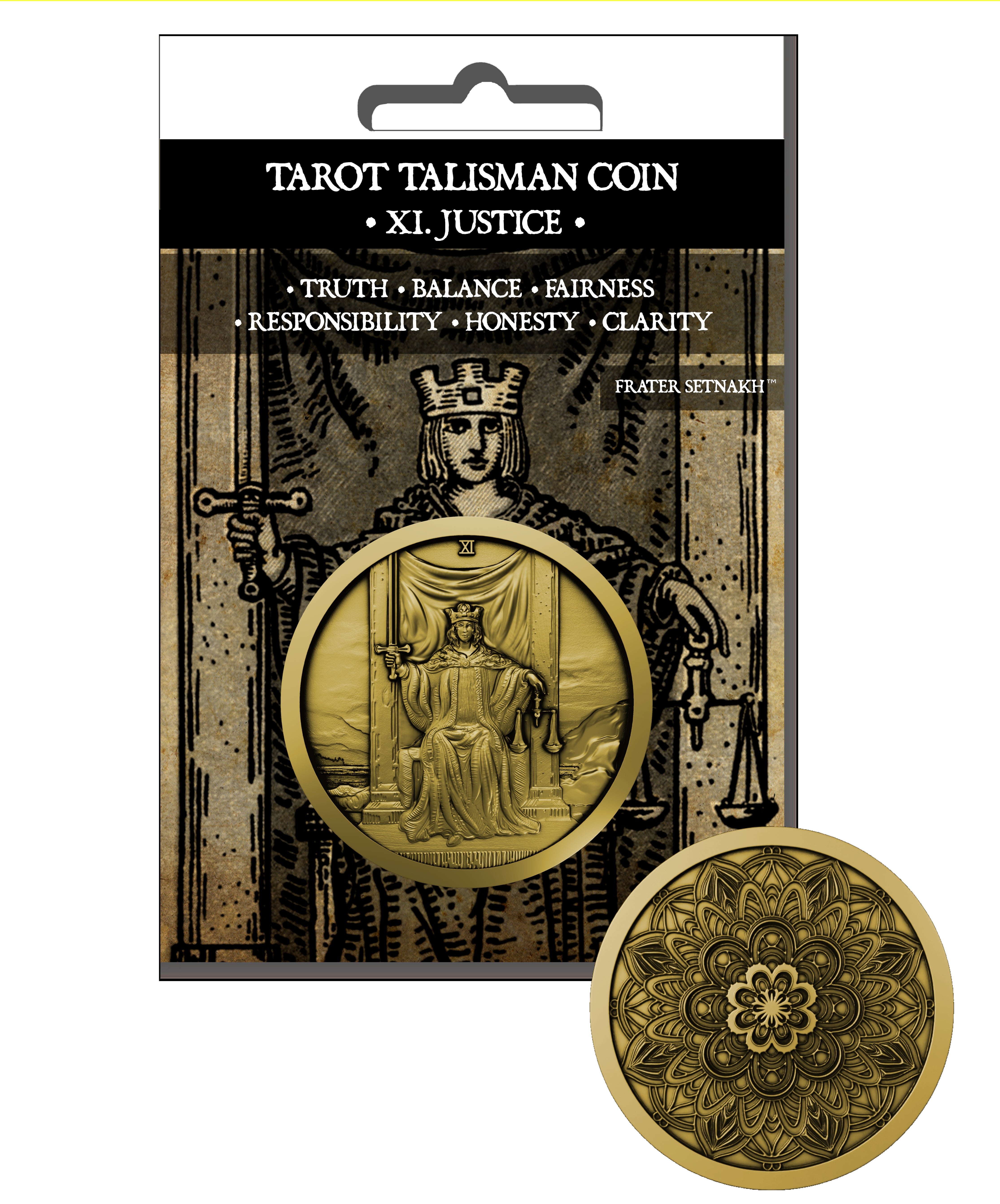 22 Tarot Talisman Coins + 22 Descriptive Cards + PVC Foils | Retailers: Apply to receive wholesale discounts up to 50%