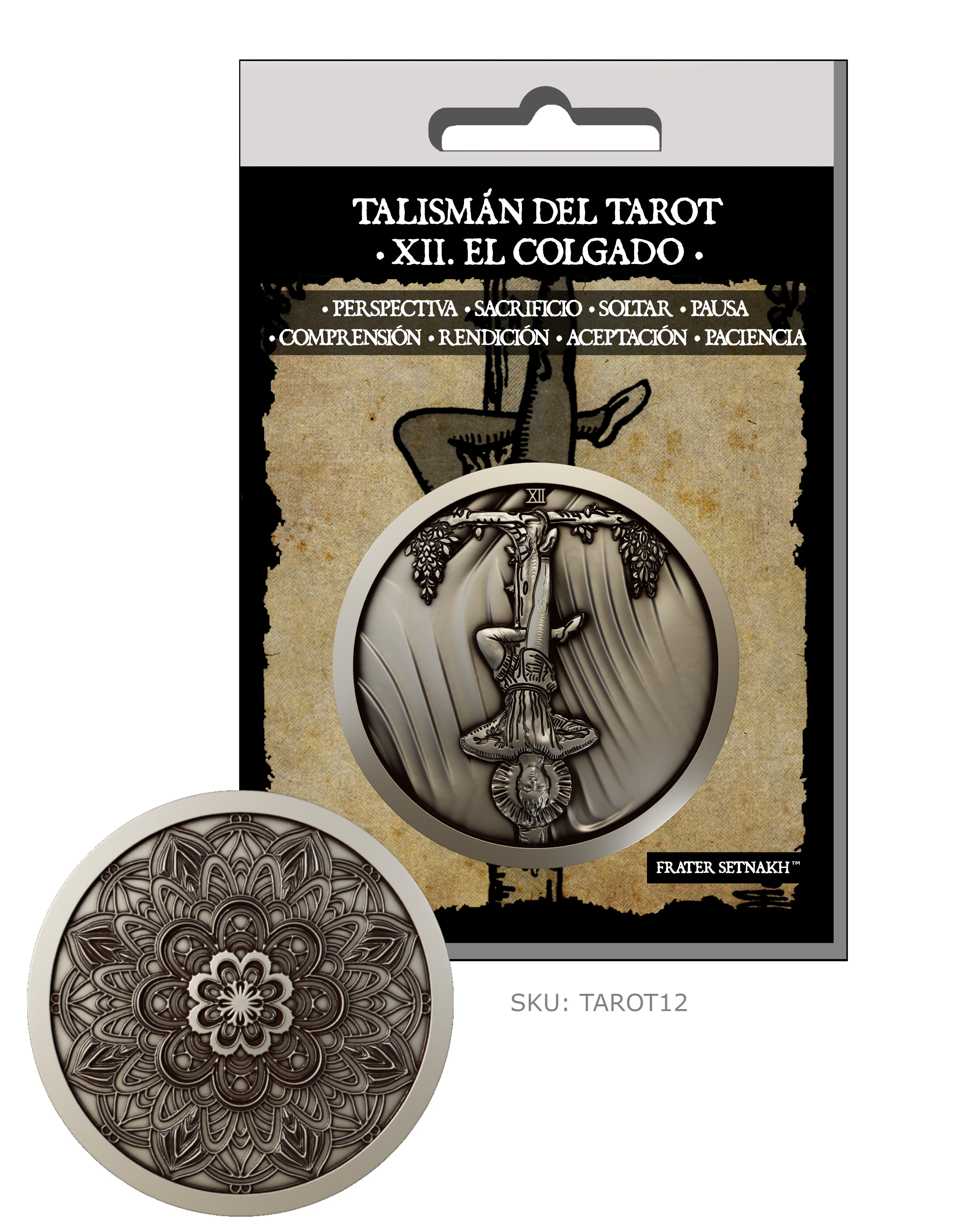22 Monedas-Talismán del Tarot + 22 Cartas Descriptivas + Láminas de PVC | Minoristas: soliciten descuentos mayoristas de hasta el 50%