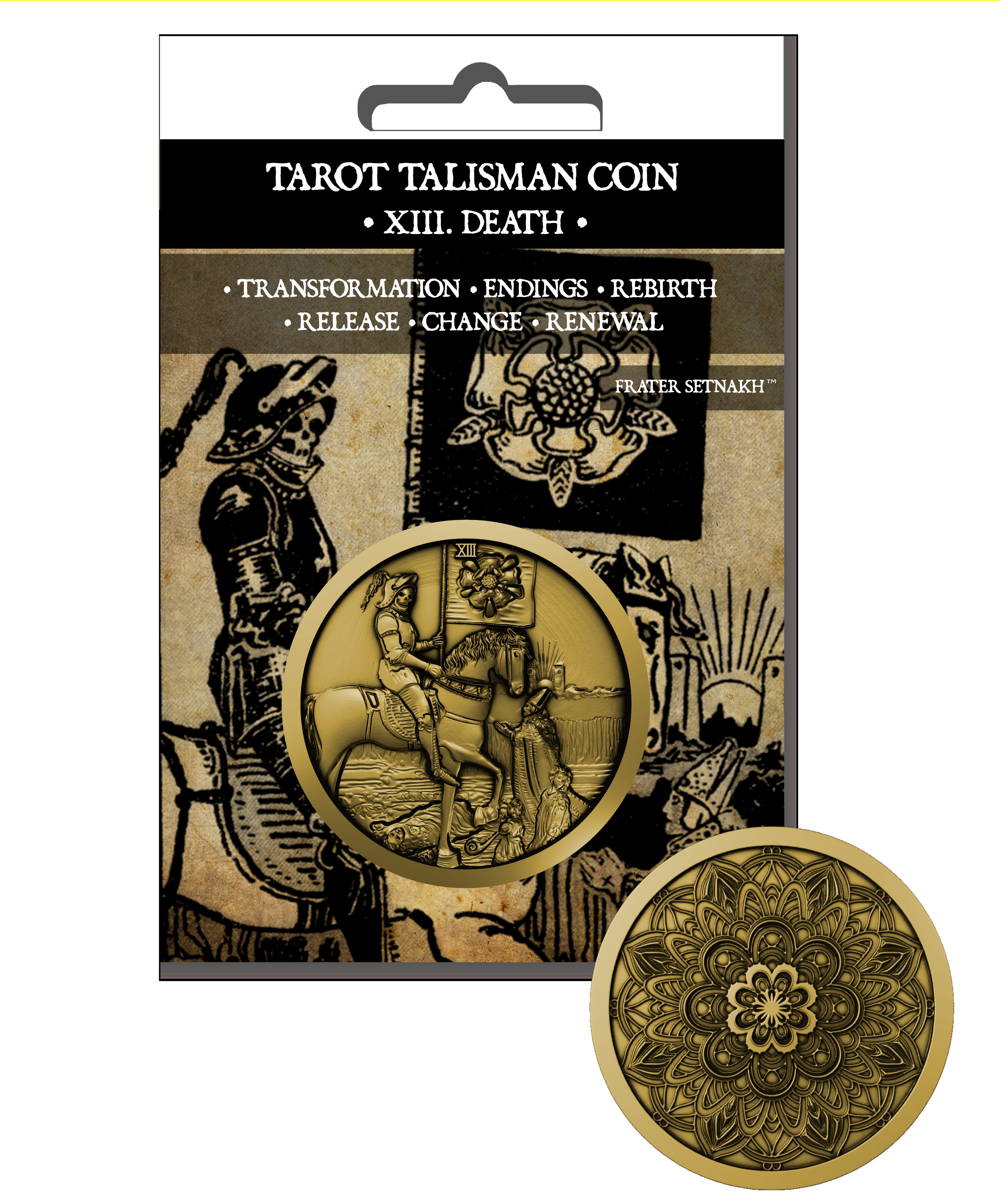 22 Tarot Talisman Coins + 22 Descriptive Cards + PVC Foils | Retailers: Apply to receive wholesale discounts up to 50%
