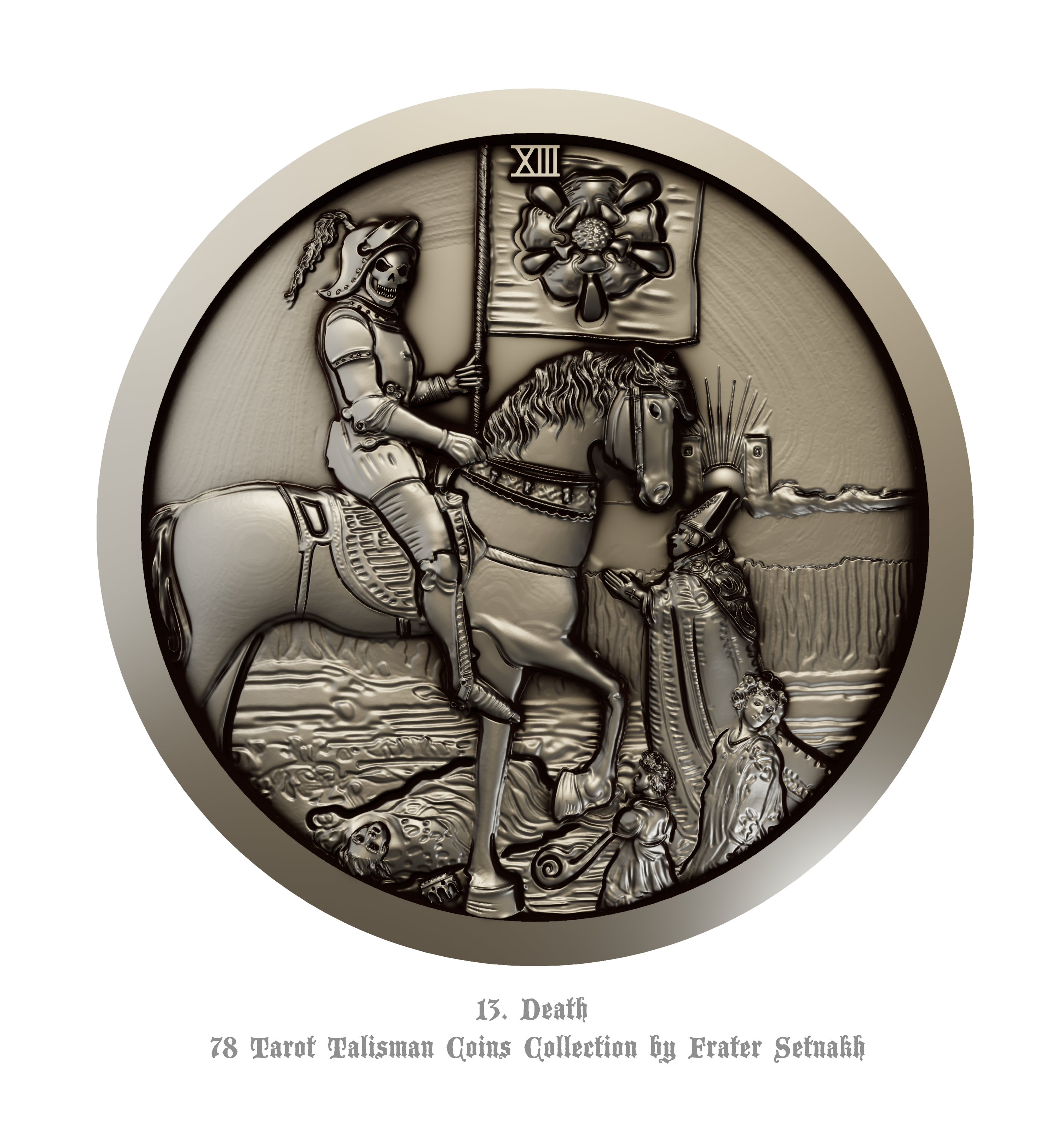 Tarot Coin Collection – World’s First Complete Rider–Waite Inspired Coin Set by Frater Setnakh – PRE-ORDERS - Shipping in Deceber '25 - Divination Coins - Oracle Coins