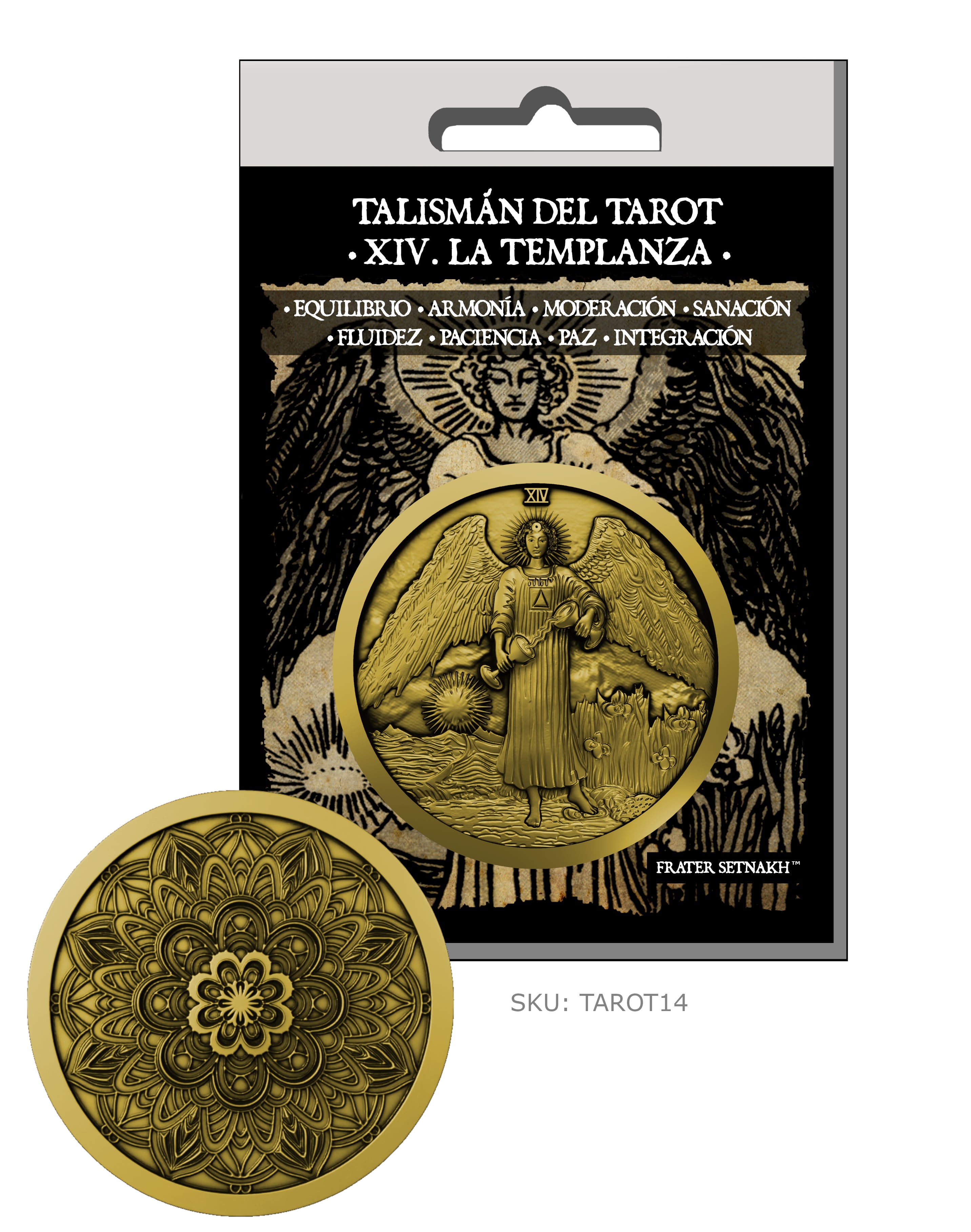 22 Monedas-Talismán del Tarot + 22 Cartas Descriptivas + Láminas de PVC | Minoristas: soliciten descuentos mayoristas de hasta el 50%