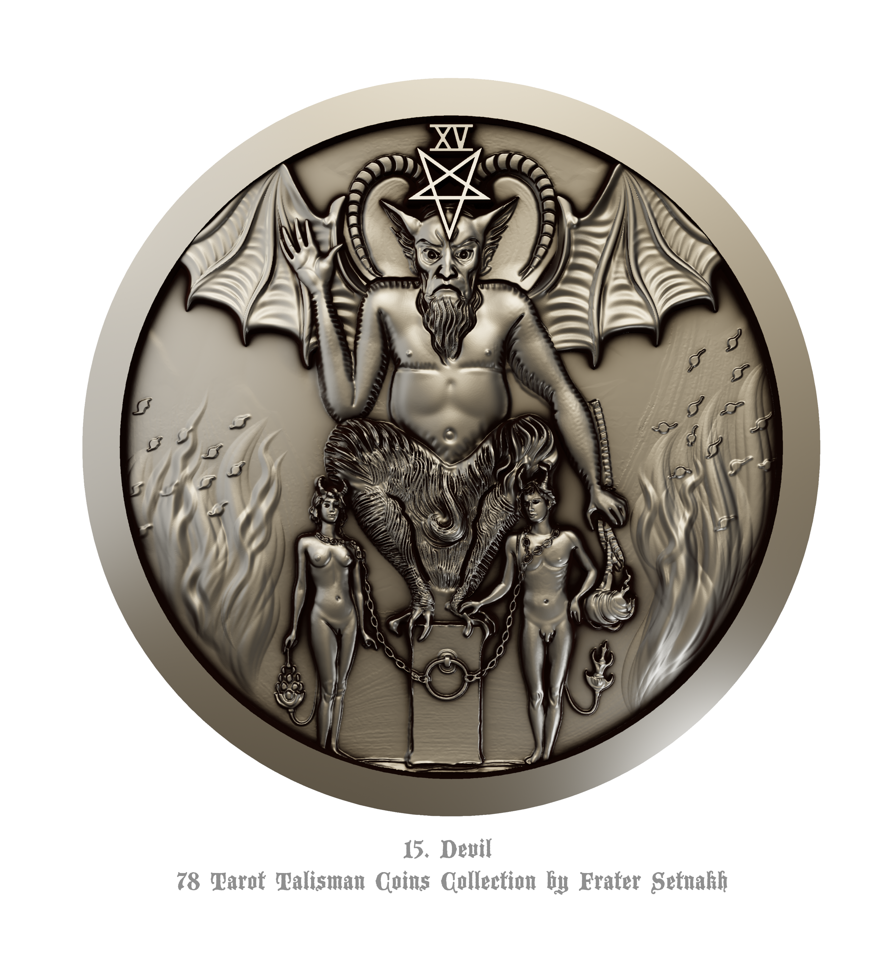 Tarot Coin Collection – World’s First Complete Rider–Waite Inspired Coin Set by Frater Setnakh – PRE-ORDERS - Shipping in October '25 - Divination Coins - Oracle Coins