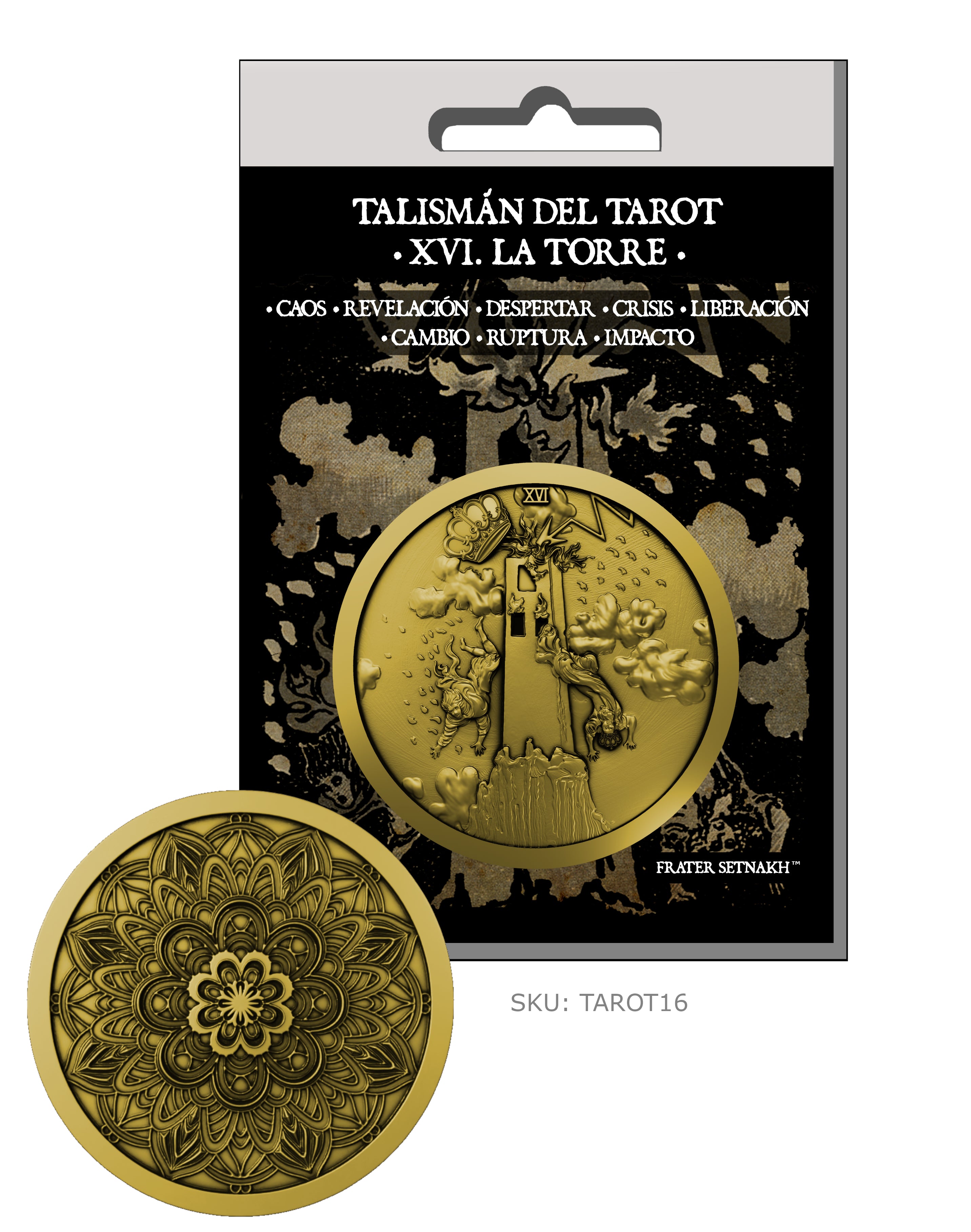 22 Monedas-Talismán del Tarot + 22 Cartas Descriptivas + Láminas de PVC | Minoristas: soliciten descuentos mayoristas de hasta el 50%