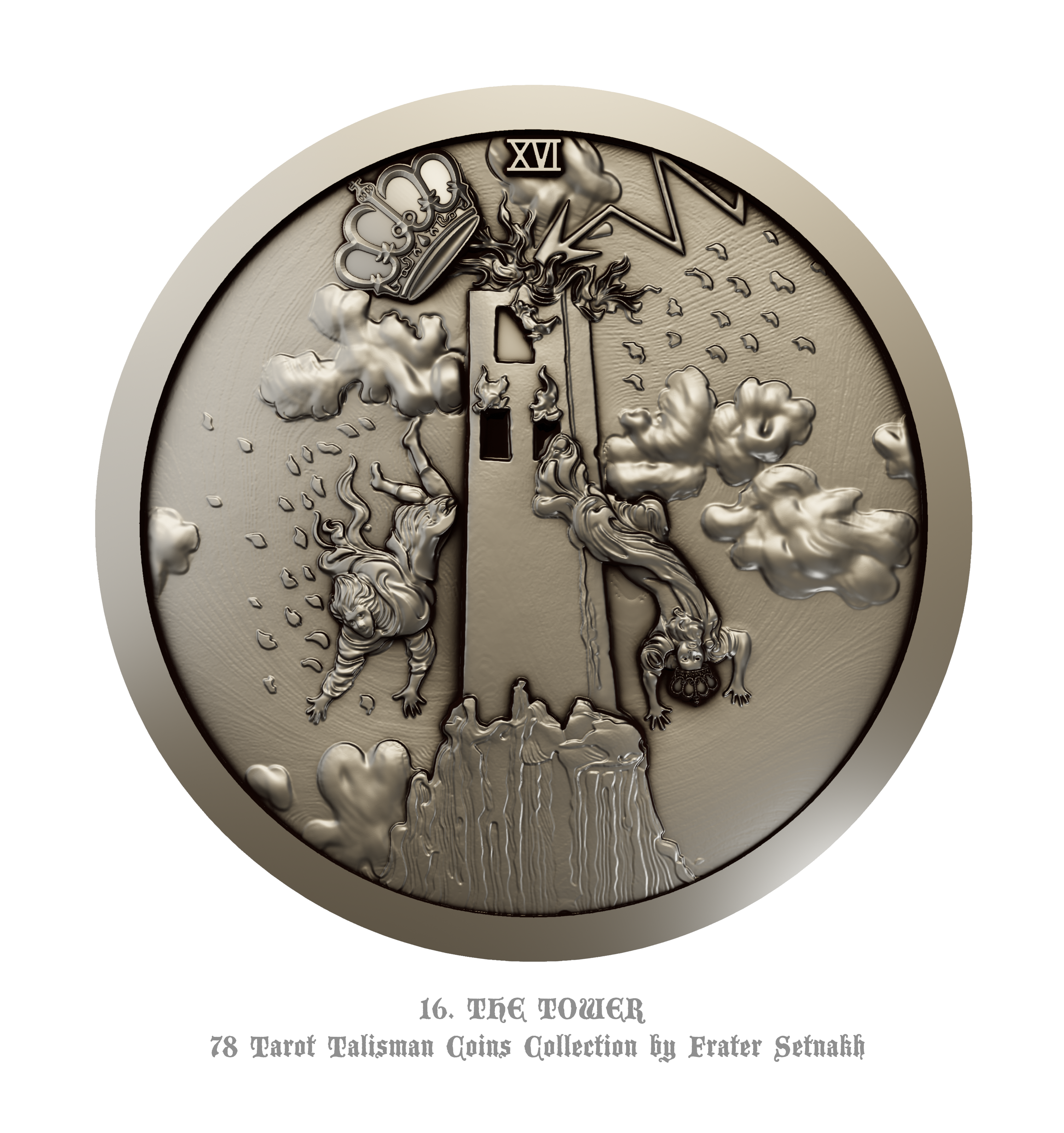 Tarot Coin Collection – World’s First Complete Rider–Waite Inspired Coin Set by Frater Setnakh – PRE-ORDERS - Shipping in Deceber '25 - Divination Coins - Oracle Coins