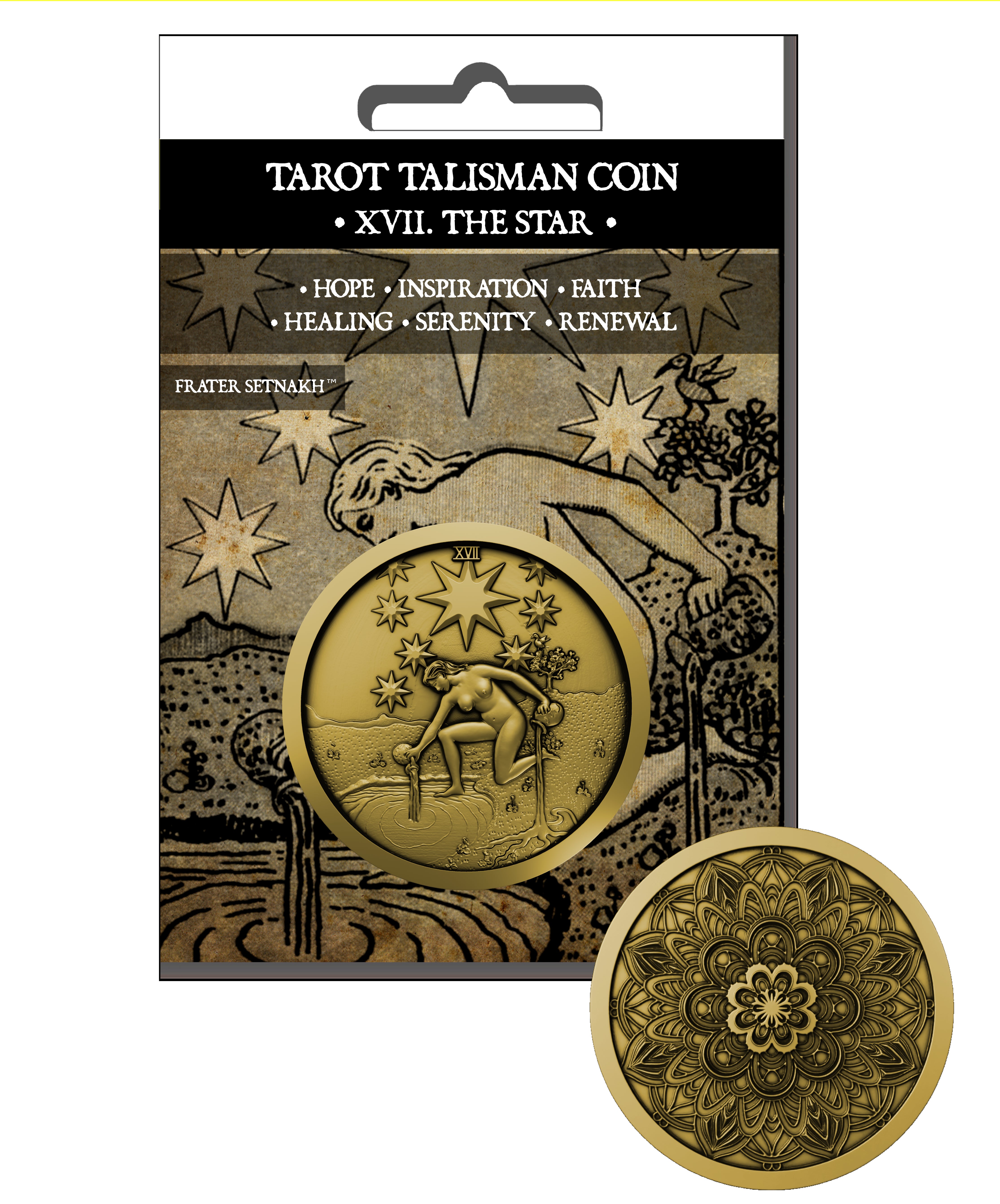22 Tarot Talisman Coins + 22 Descriptive Cards + PVC Foils | Retailers: Apply to receive wholesale discounts up to 50%