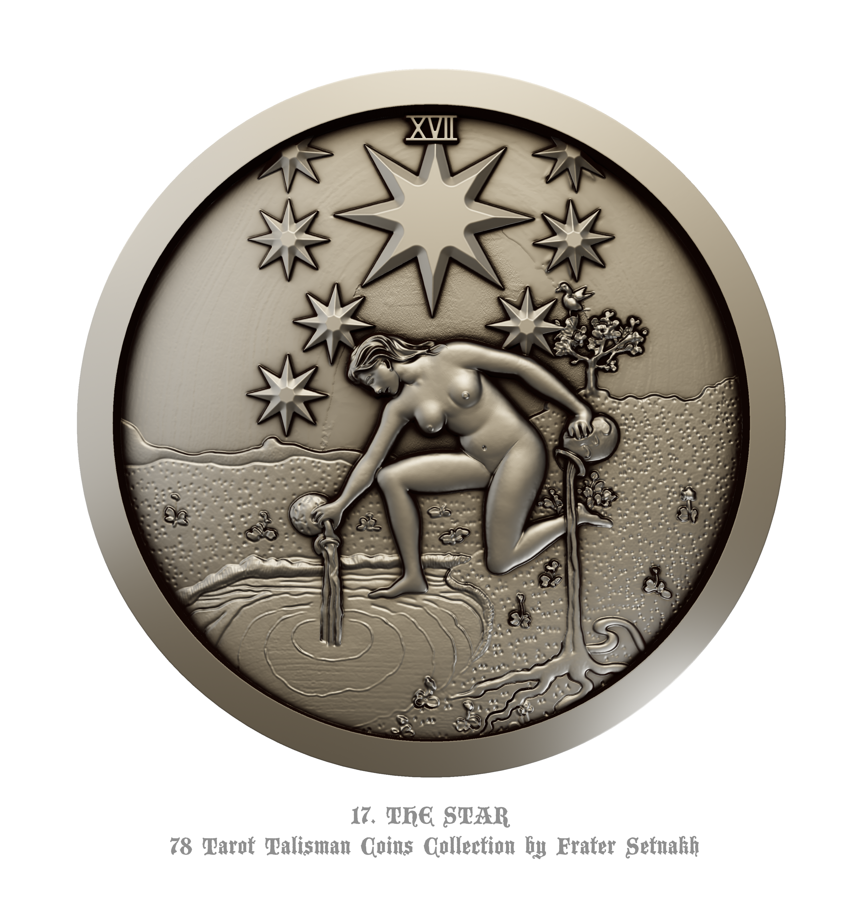 Tarot Coin Collection – World’s First Complete Rider–Waite Inspired Coin Set by Frater Setnakh – PRE-ORDERS - Shipping in October '25 - Divination Coins - Oracle Coins