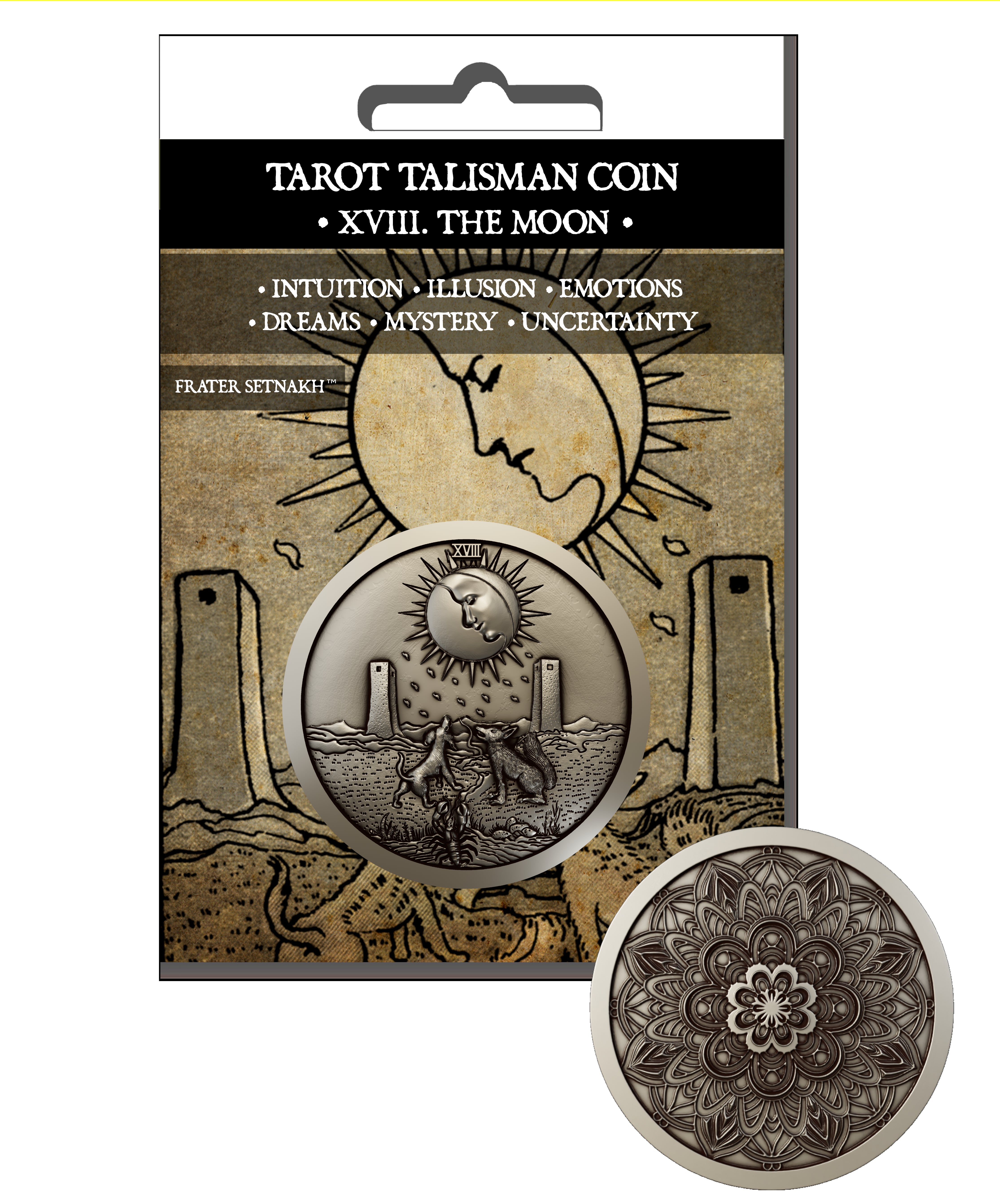 22 Tarot Talisman Coins + 22 Descriptive Cards + PVC Foils | Retailers: Apply to receive wholesale discounts up to 50%