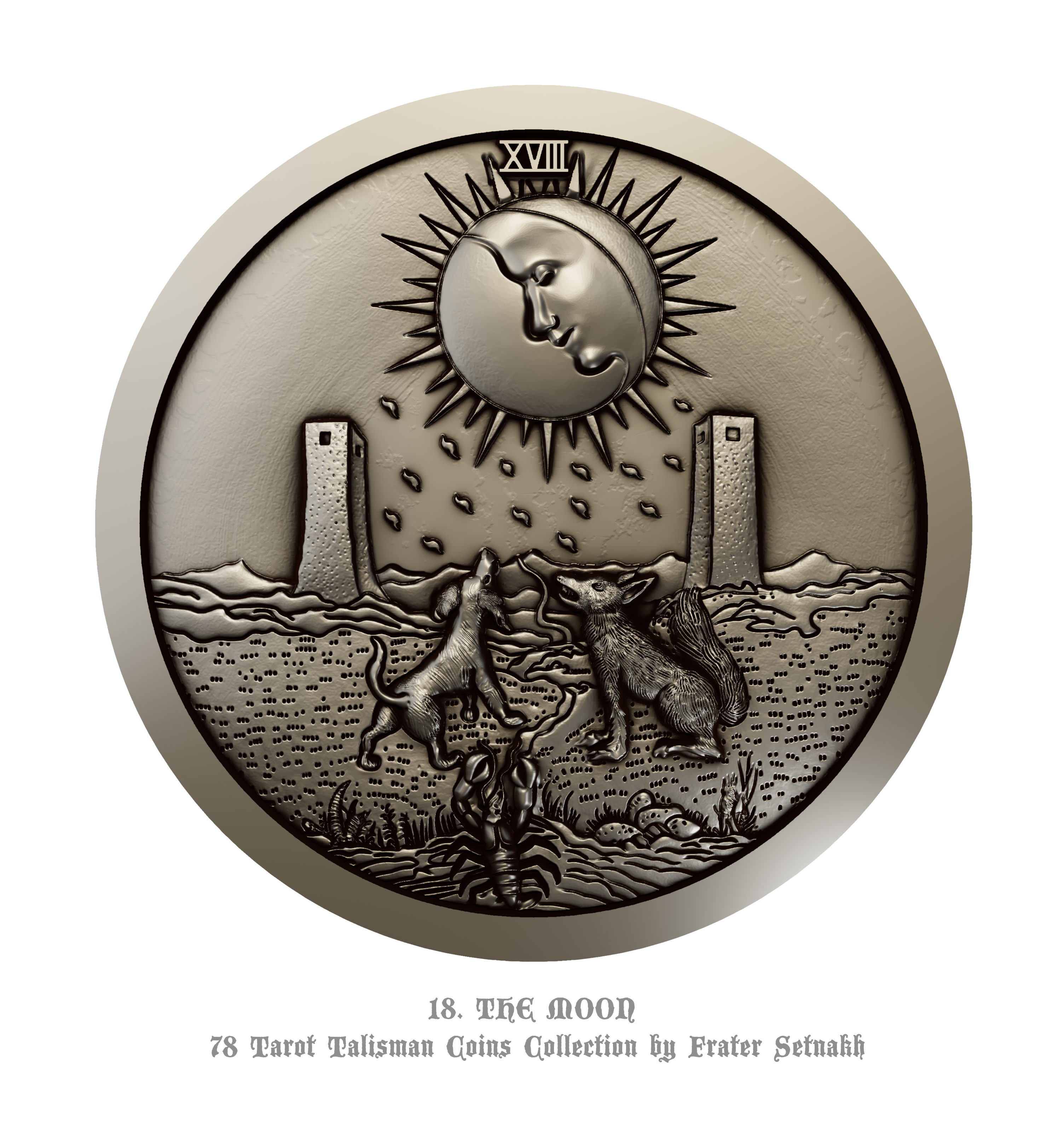 Tarot Coin Collection – 78 Coins Inspired by Rider-Waite – PRE-ORDERS - Shipping in October '25 - Divination Coins - Oracle Coins - Frater Setnakh