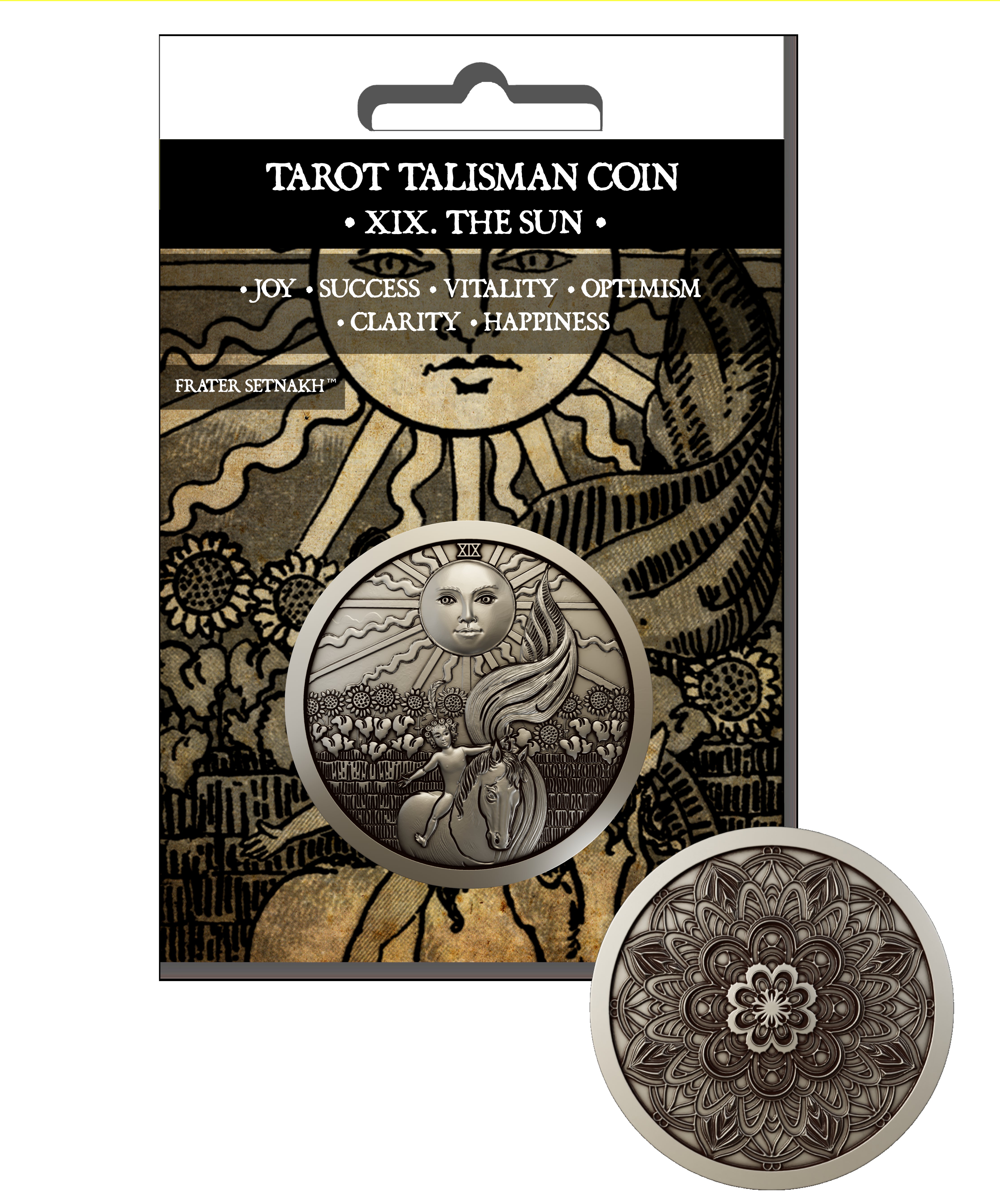 22 Tarot Talisman Coins + 22 Descriptive Cards + PVC Foils | Retailers: Apply to receive wholesale discounts up to 50%