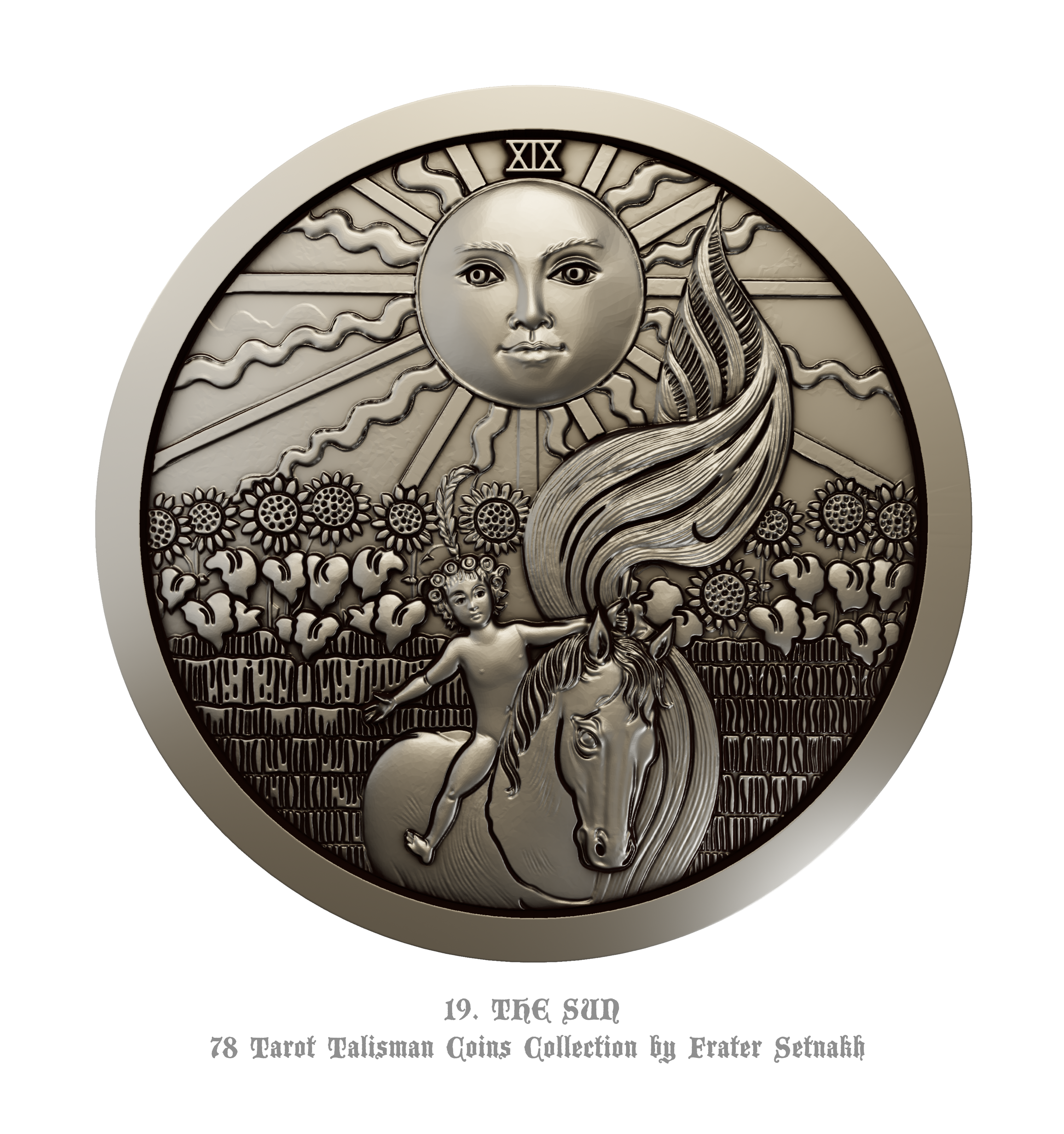Tarot Coin Collection – World’s First Complete Rider–Waite Inspired Coin Set by Frater Setnakh – PRE-ORDERS - Shipping in Deceber '25 - Divination Coins - Oracle Coins