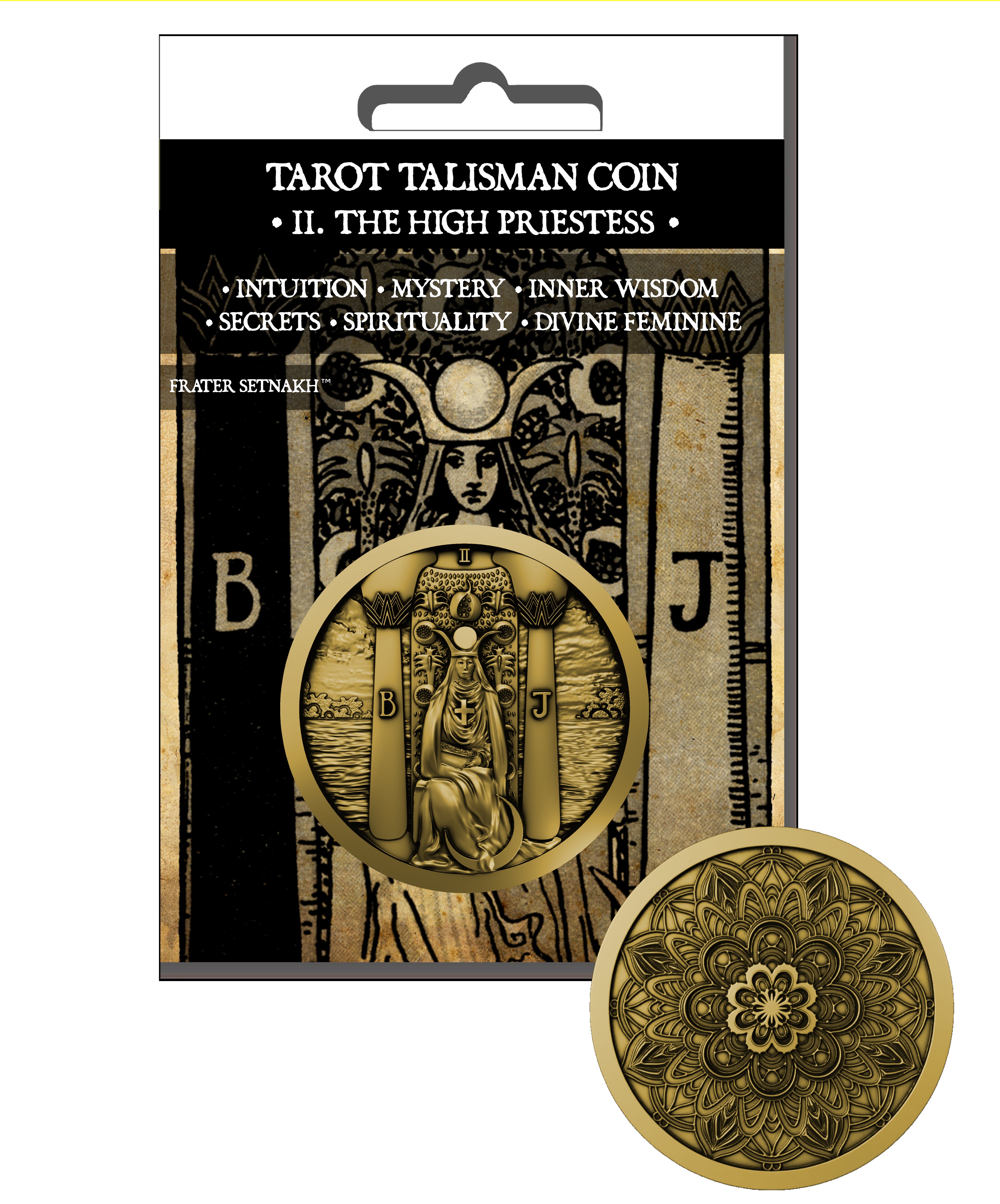 22 Tarot Talisman Coins + 22 Descriptive Cards + PVC Foils | Retailers: Apply to receive wholesale discounts up to 50%