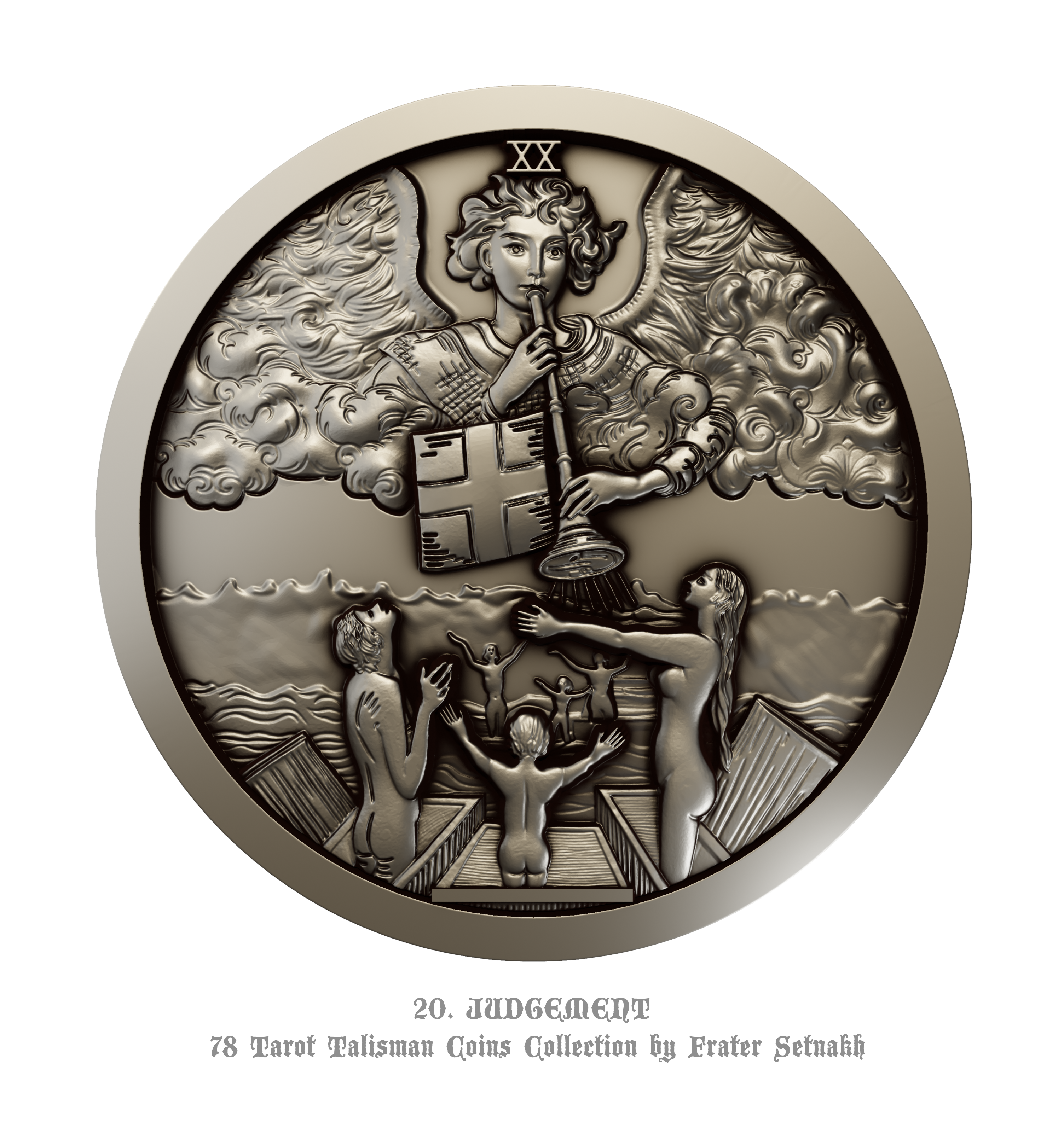 Tarot Coin Collection – World’s First Complete Rider–Waite Inspired Coin Set by Frater Setnakh – PRE-ORDERS - Shipping in Deceber '25 - Divination Coins - Oracle Coins