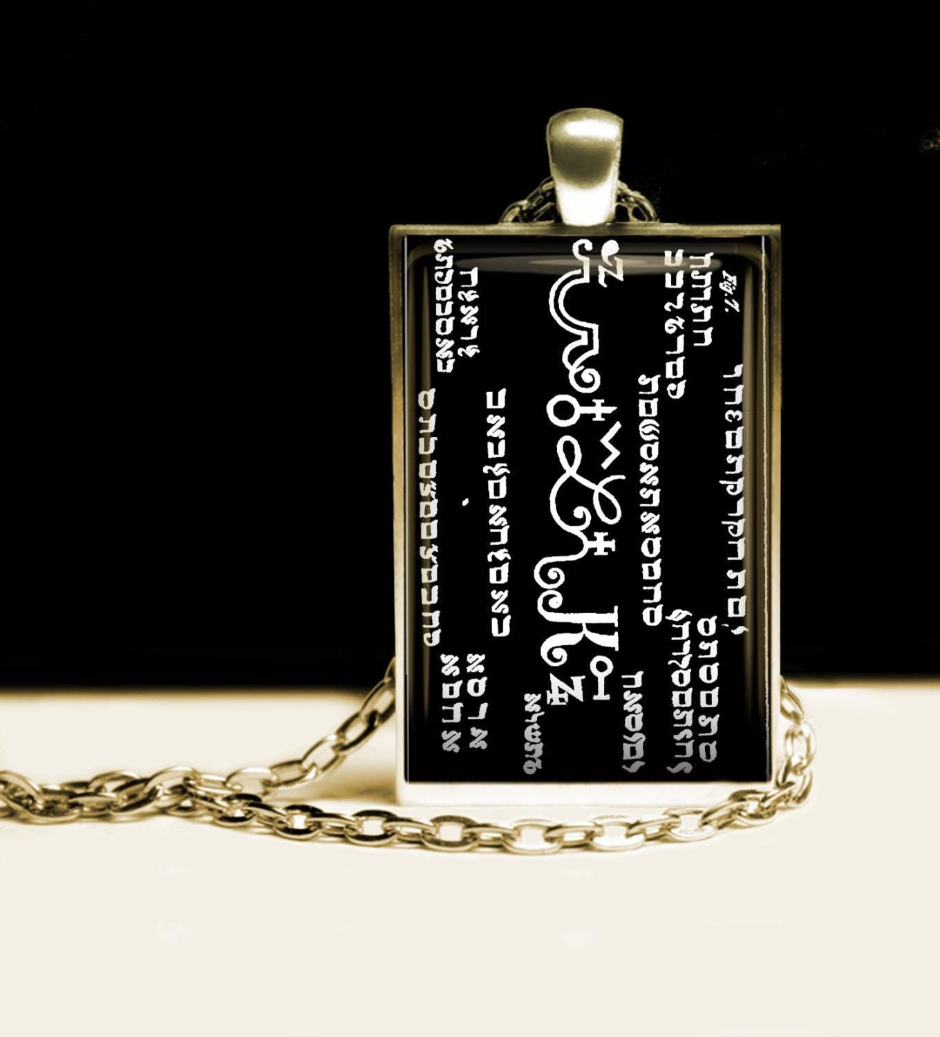 It helps to understand dreams and visions, knowledge talisman, The Sixth Seal, 6th & 7th Book of Moses pendant, occult amulet #395.6