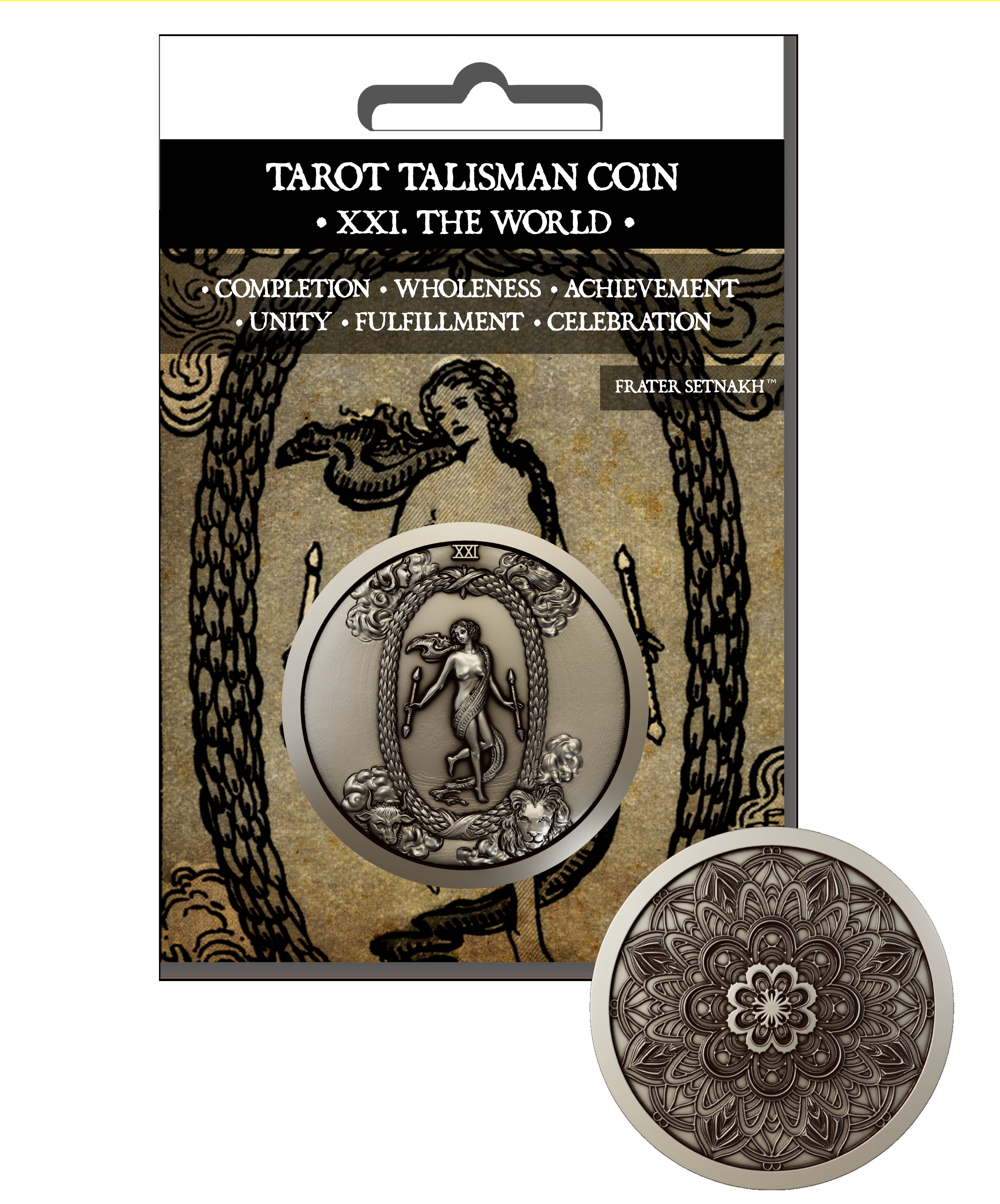 22 Tarot Talisman Coins + 22 Descriptive Cards + PVC Foils | Retailers: Apply to receive wholesale discounts up to 50%