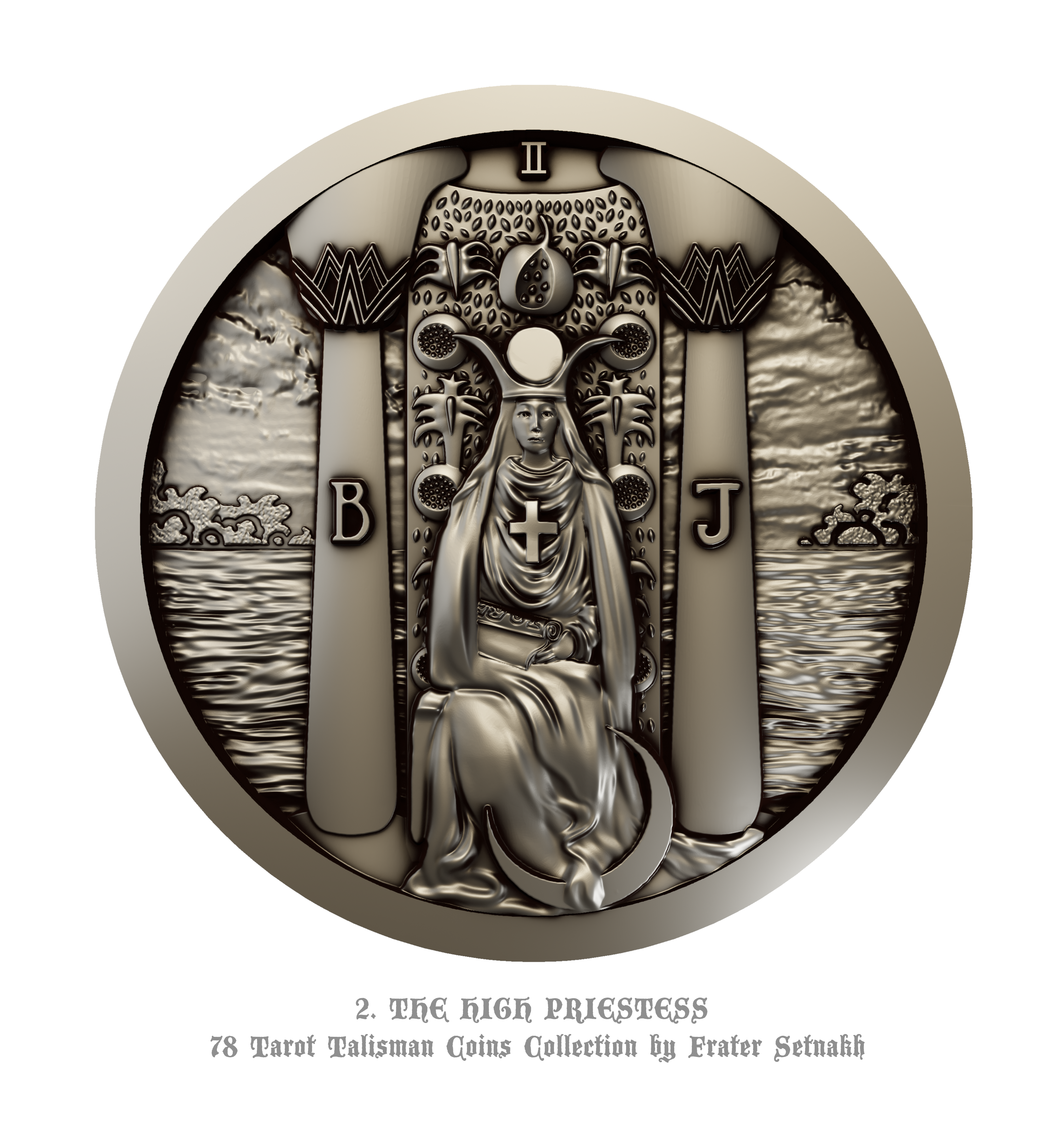 Tarot Coin Collection – World’s First Complete Rider–Waite Inspired Coin Set by Frater Setnakh – PRE-ORDERS - Shipping in October '25 - Divination Coins - Oracle Coins