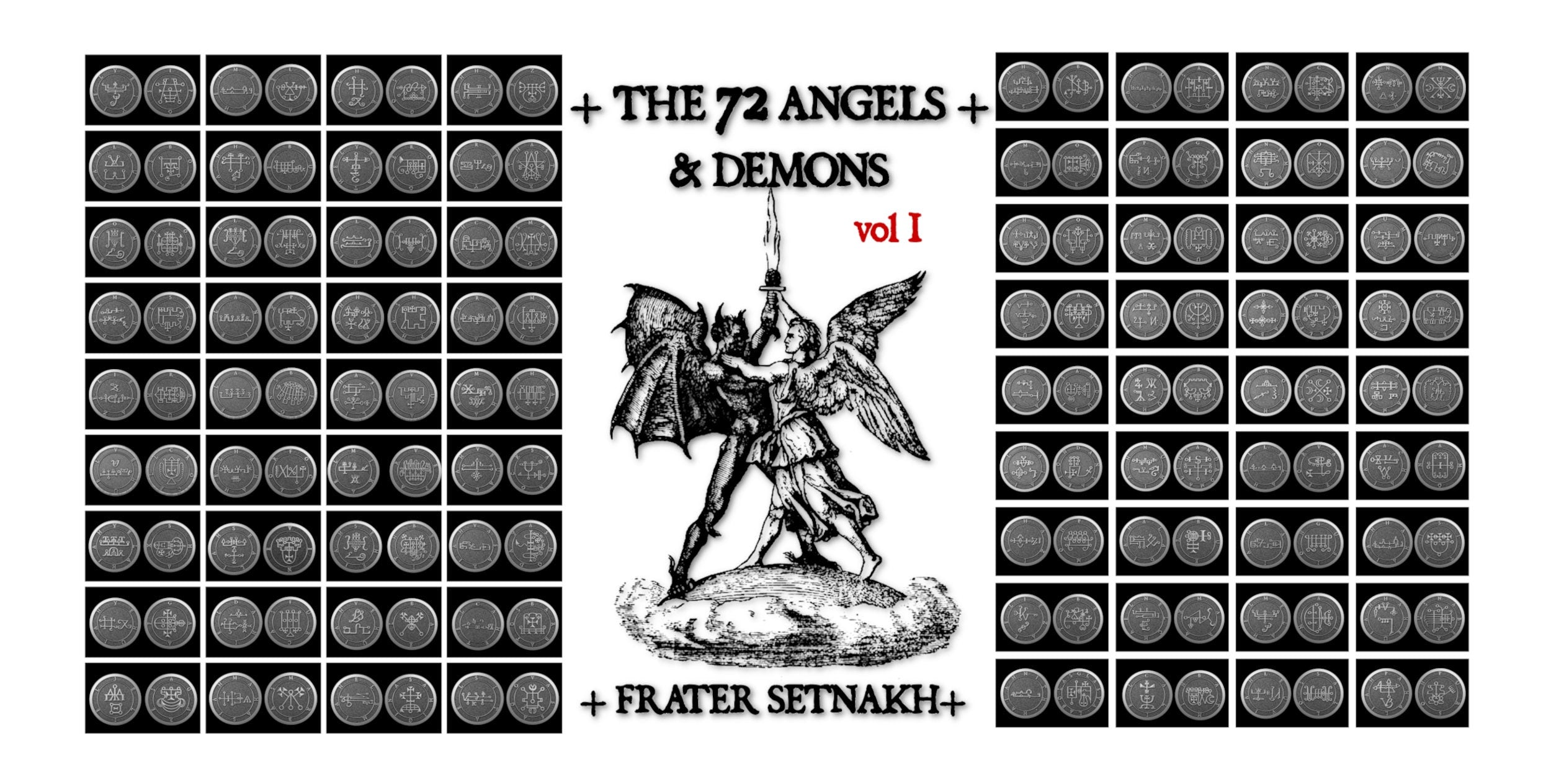 72 Angels & Goetia Demons - Complete Set of Collectible Coins | Enhance Luck, Love, Health, Wealth