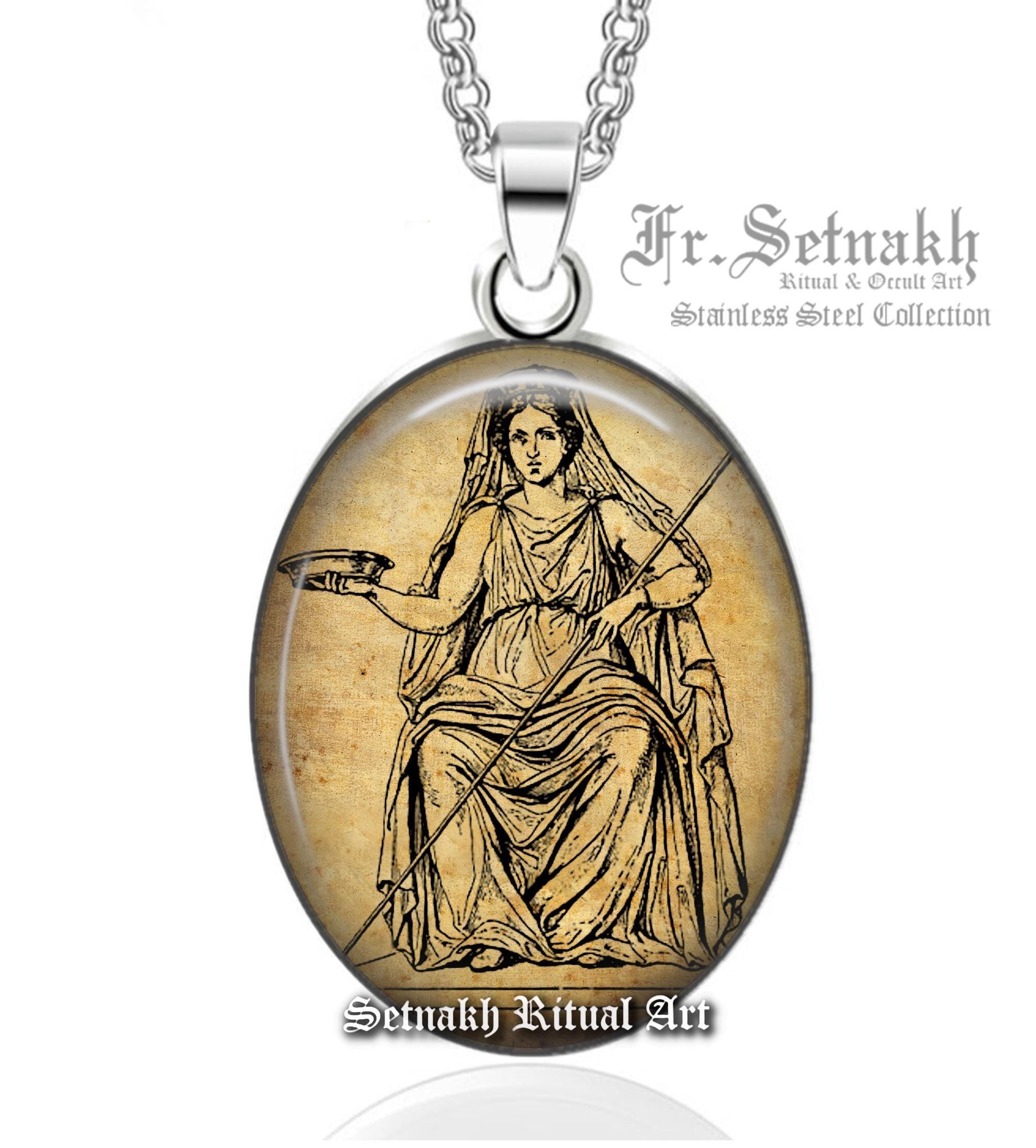 ephone Pendant – Wiccan Talisman of Transformation, Rebirth & Underworld Magic, Witch Necklace, Greek Goddess Jewelry, Witchy gift #WS11