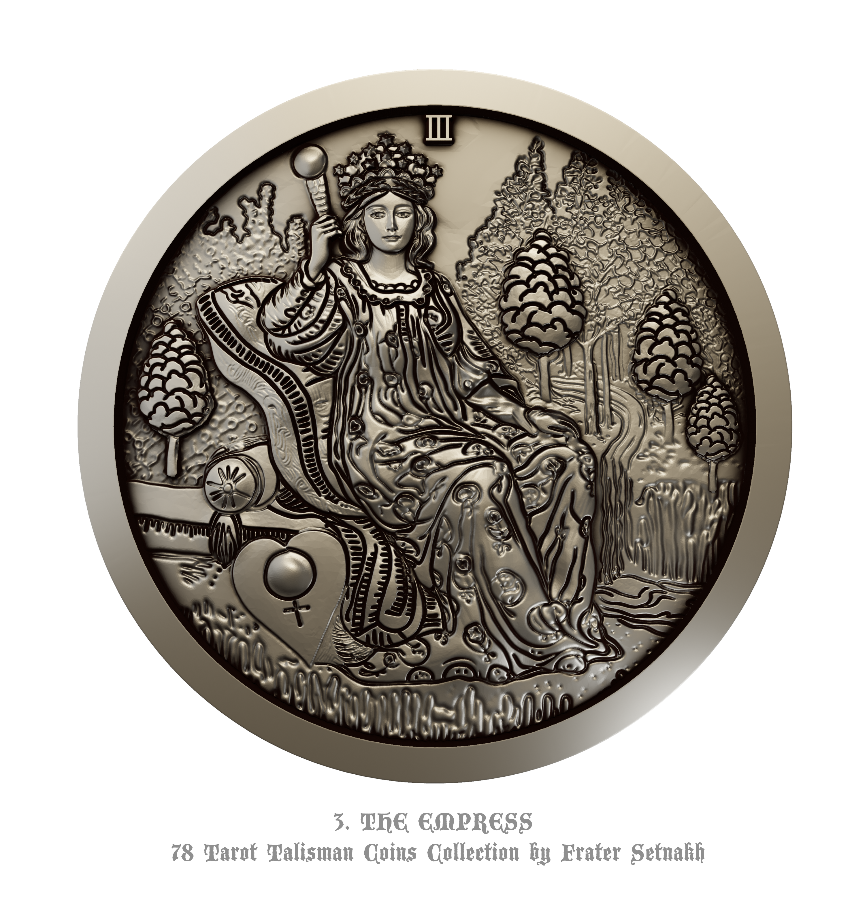 Tarot Coin Collection – World’s First Complete Rider–Waite Inspired Coin Set by Frater Setnakh – PRE-ORDERS - Shipping in Deceber '25 - Divination Coins - Oracle Coins
