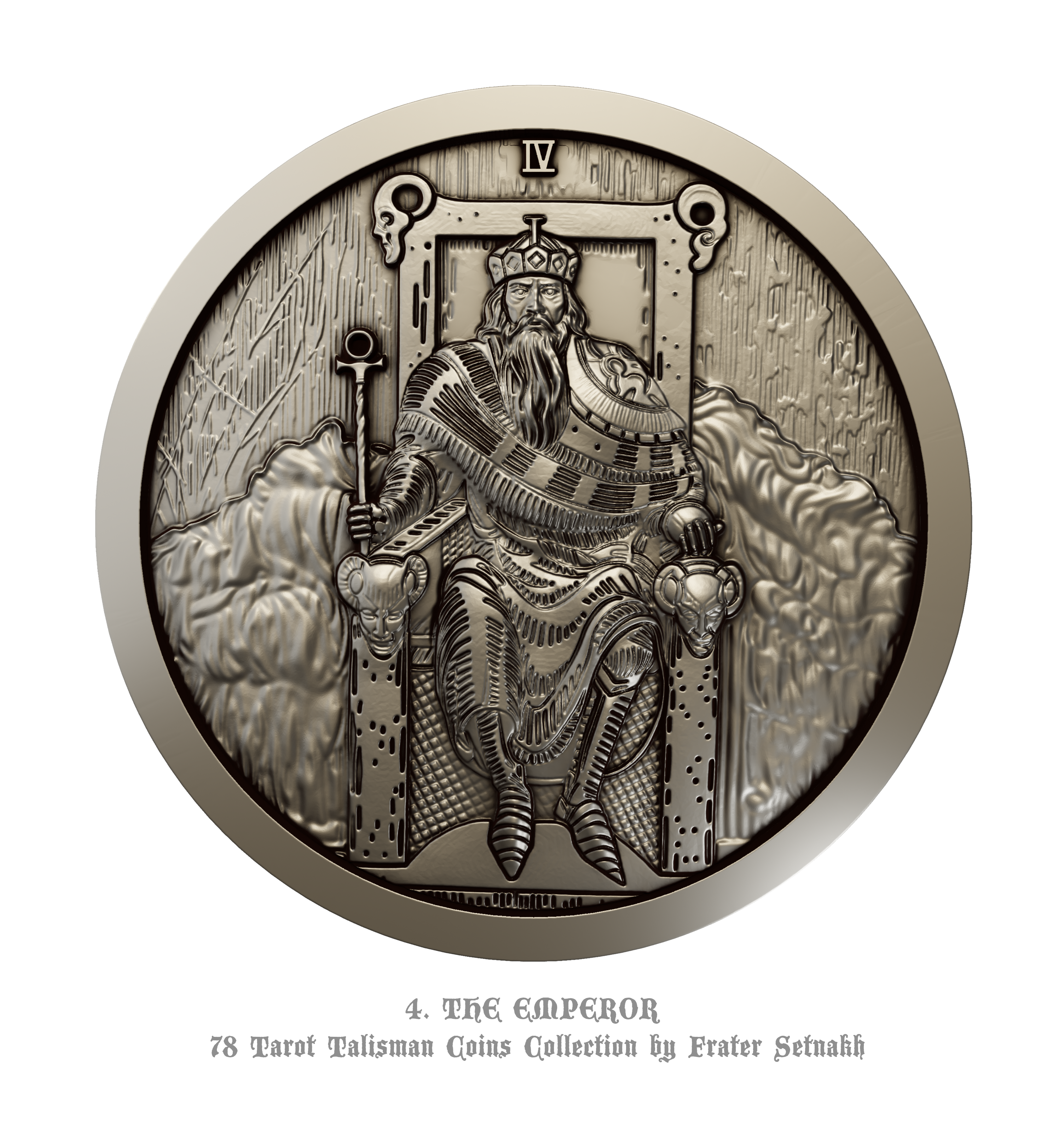 Tarot Coin Collection – World’s First Complete Rider–Waite Inspired Coin Set by Frater Setnakh – PRE-ORDERS - Shipping in Deceber '25 - Divination Coins - Oracle Coins