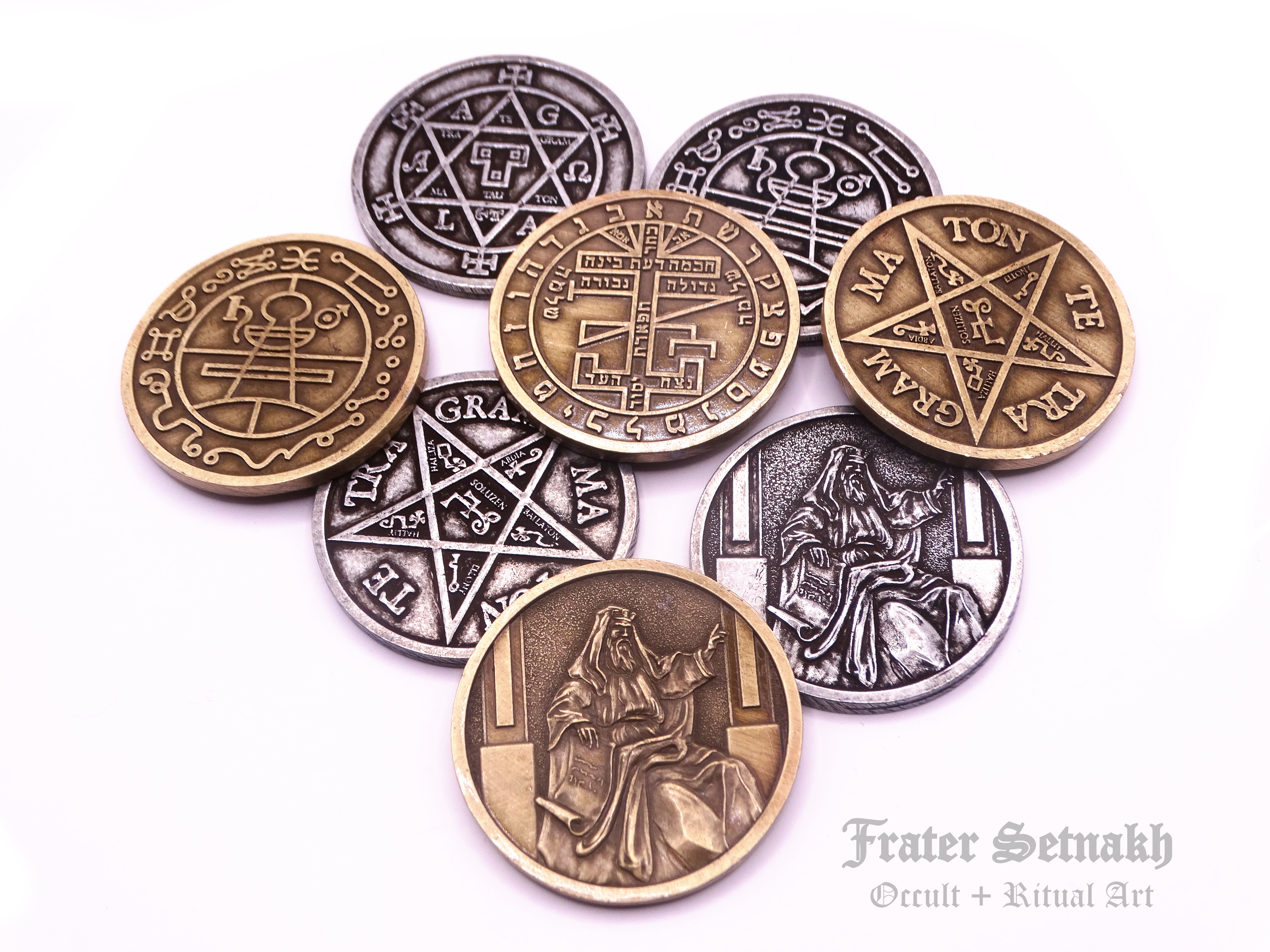 King Solomon 44 PLANETARY PENTACLES | Planetary Seals, Wealth, Health, Protection Talismans, Astrology, Angels, Greater Key of Solomon