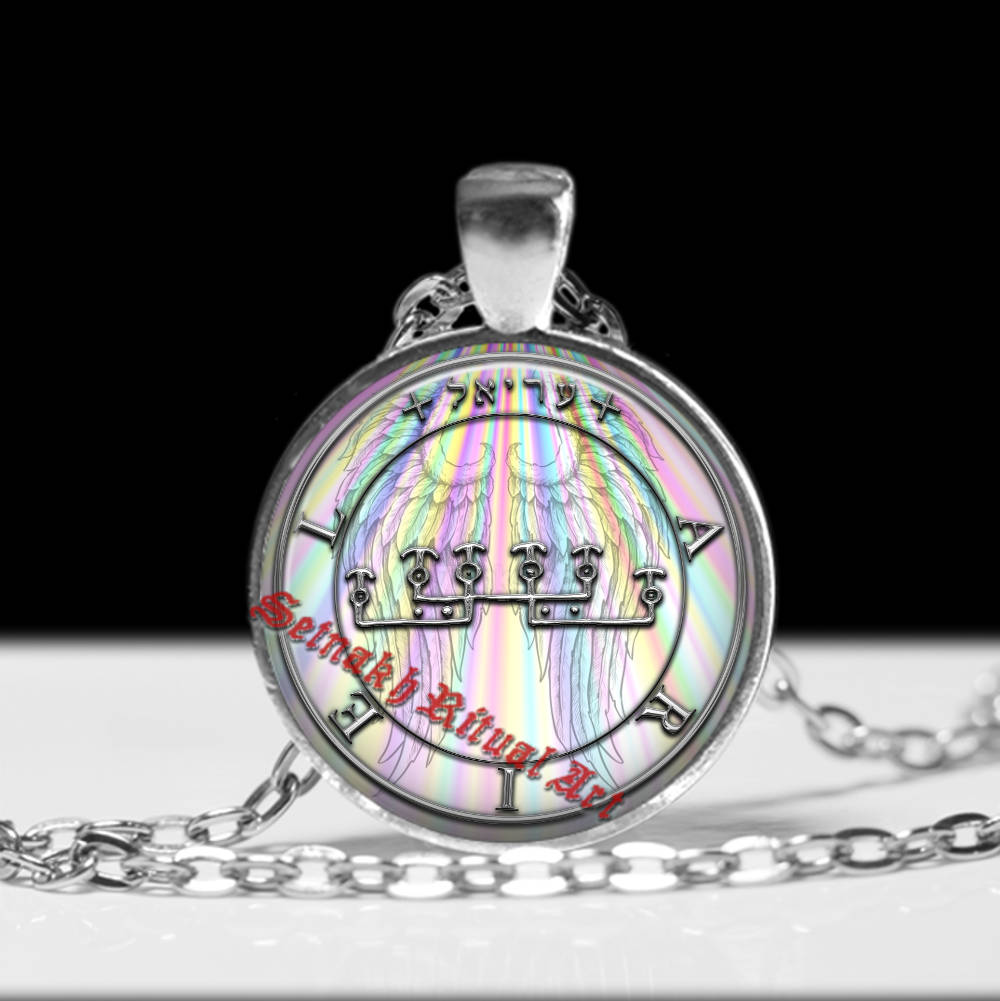 PERCEIVER & REVEALER talisman, Ariel Angel seal pendant, amulet to procure revelations. Discovers hidden treasure, reveals secrets #365.46