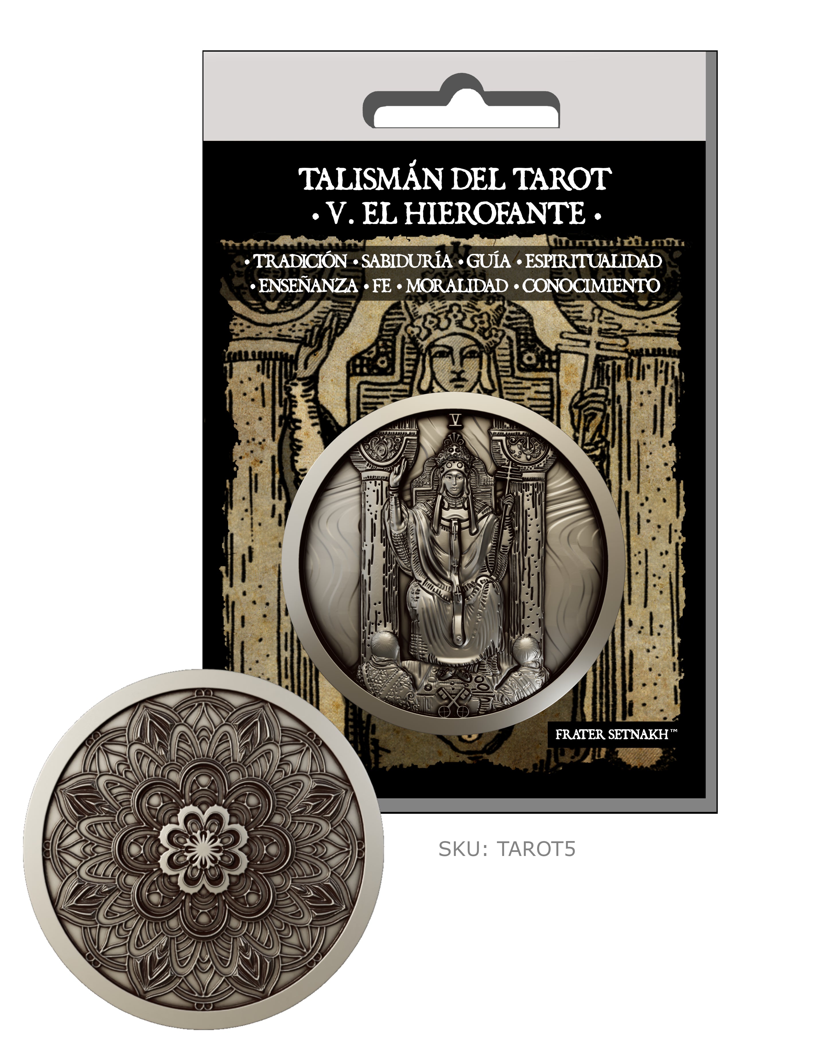 22 Monedas-Talismán del Tarot + 22 Cartas Descriptivas + Láminas de PVC | Minoristas: soliciten descuentos mayoristas de hasta el 50%
