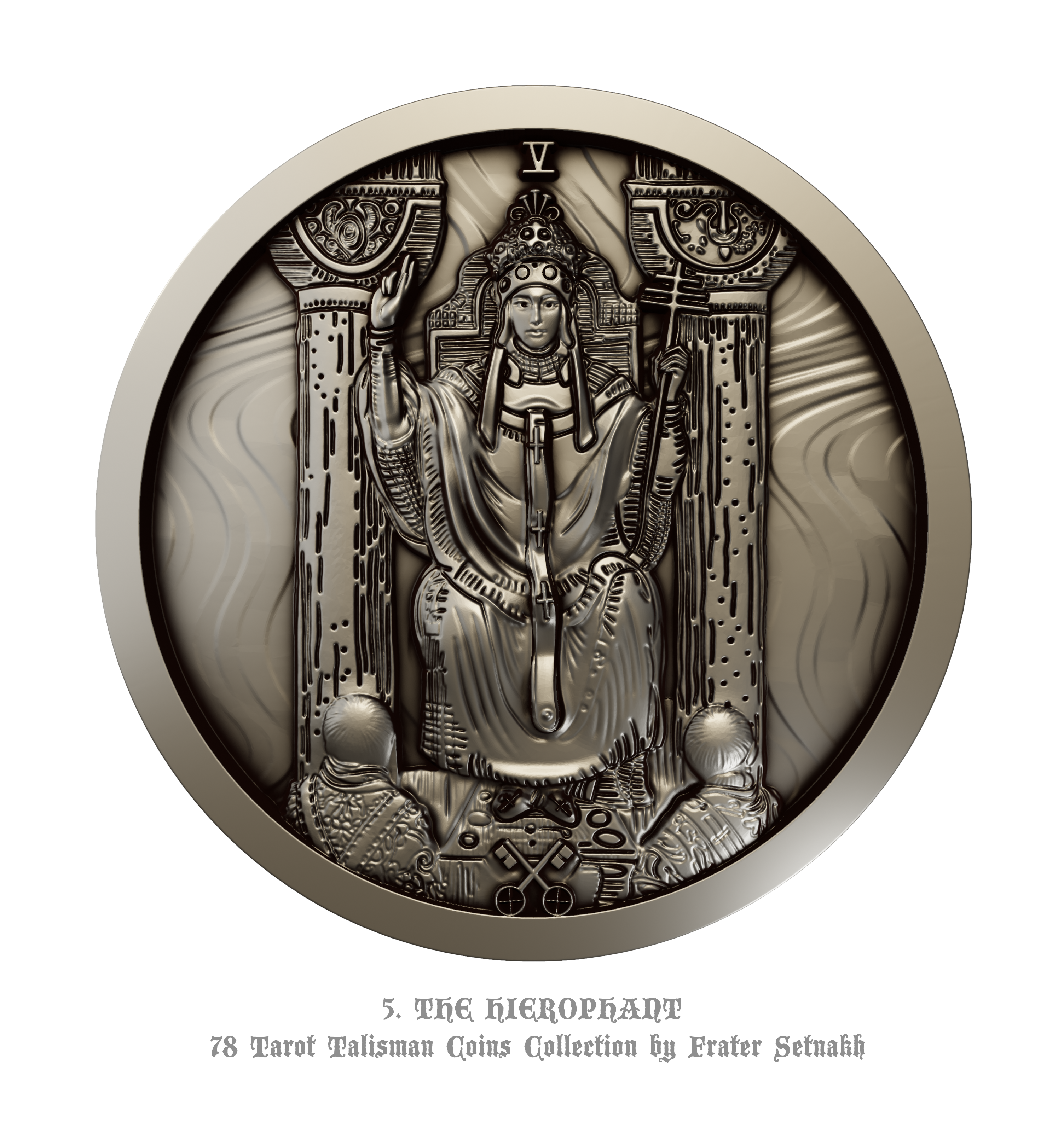 Tarot Coin Collection – World’s First Complete Rider–Waite Inspired Coin Set by Frater Setnakh – PRE-ORDERS - Shipping in October '25 - Divination Coins - Oracle Coins