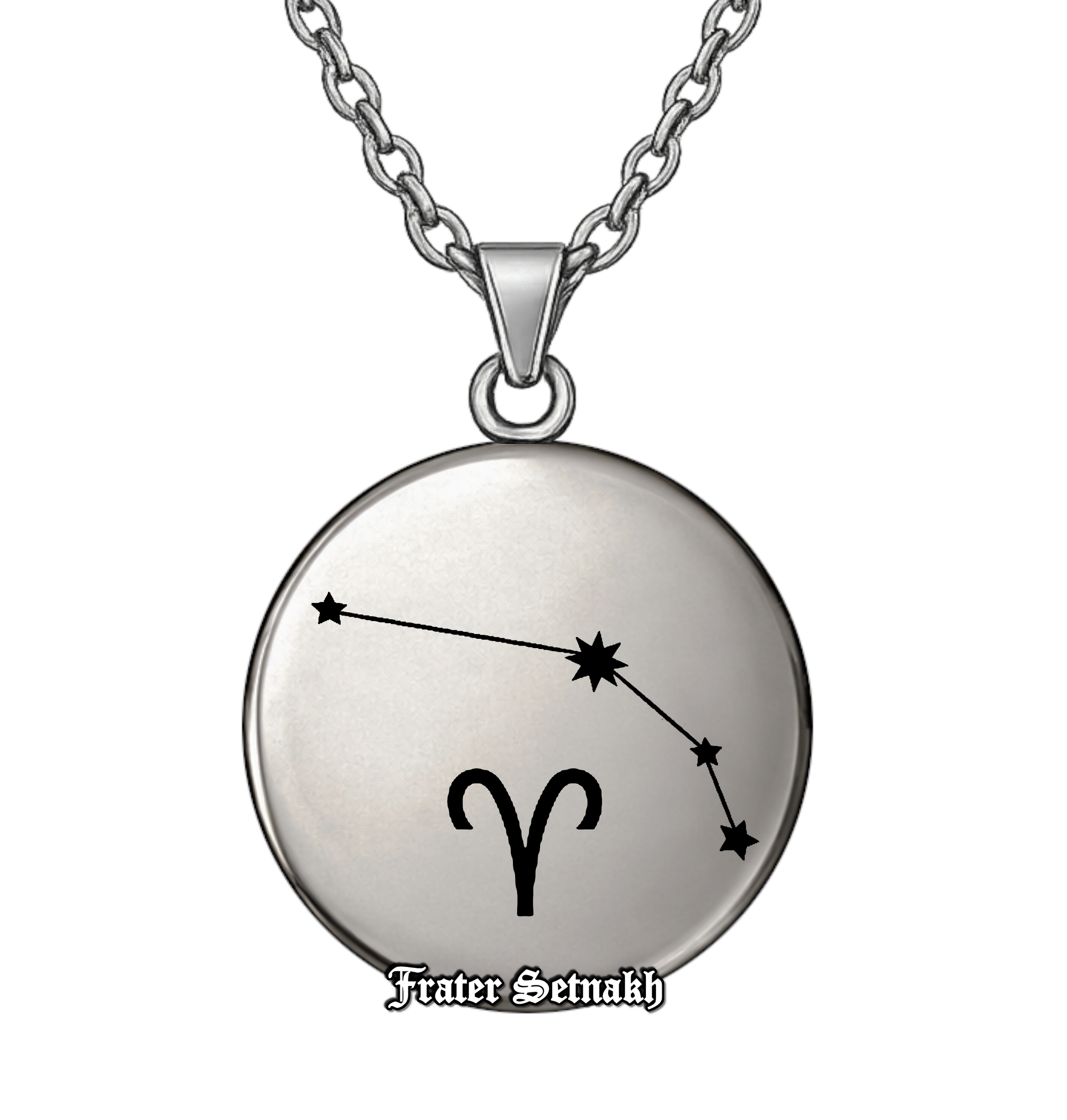 Aries Zodiac Pendant (March 21 – April 19) – Talisman of Passion, Dynamic Leadership & Fearless Action | Sacred Celestial Jewelry #578.1