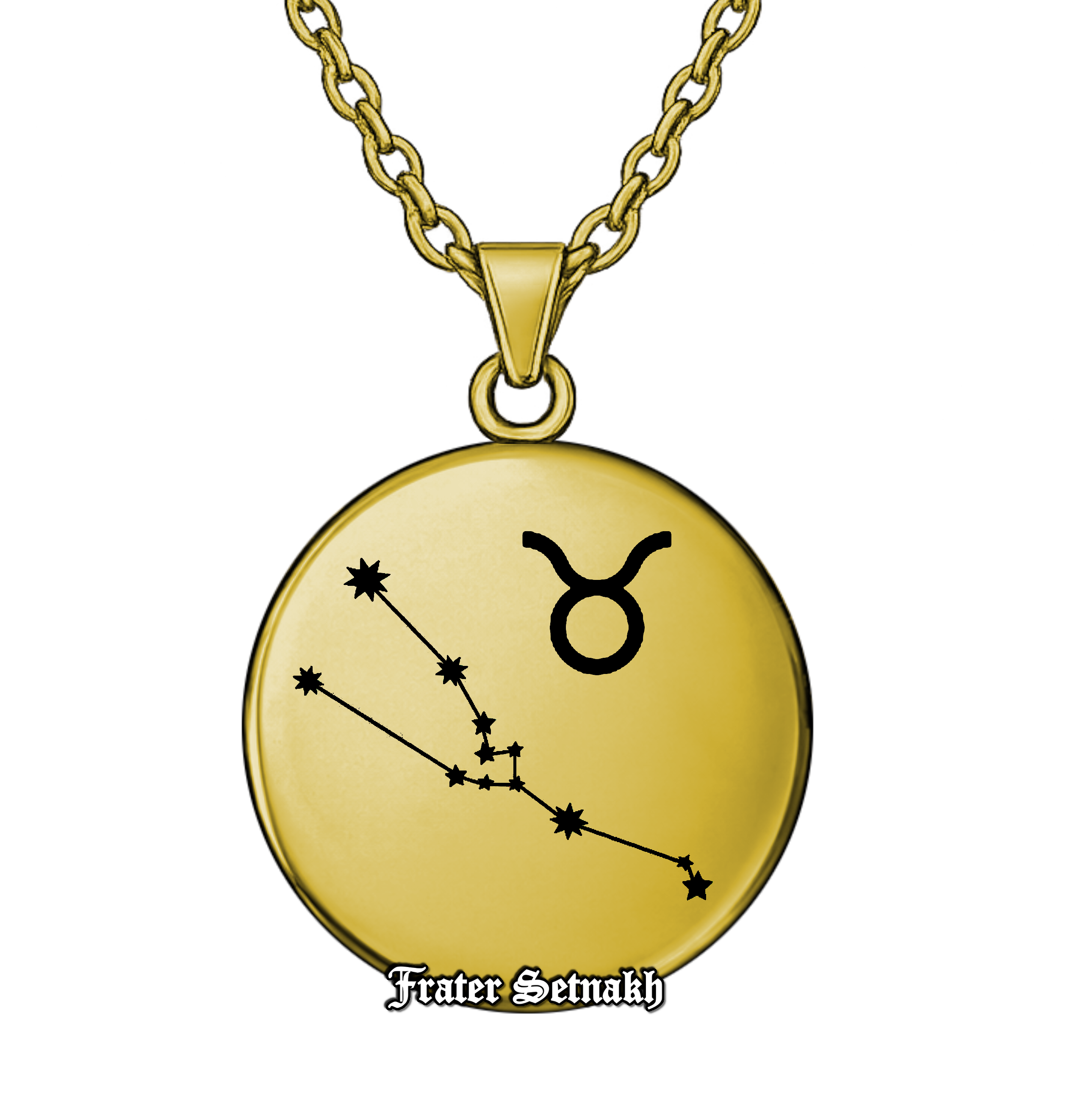 Taurus Zodiac Pendant (April 20 – May 20) – Talisman of Grounded Strength, Abundance & Unwavering Resolve | Sacred Celestial Jewelry #578.2