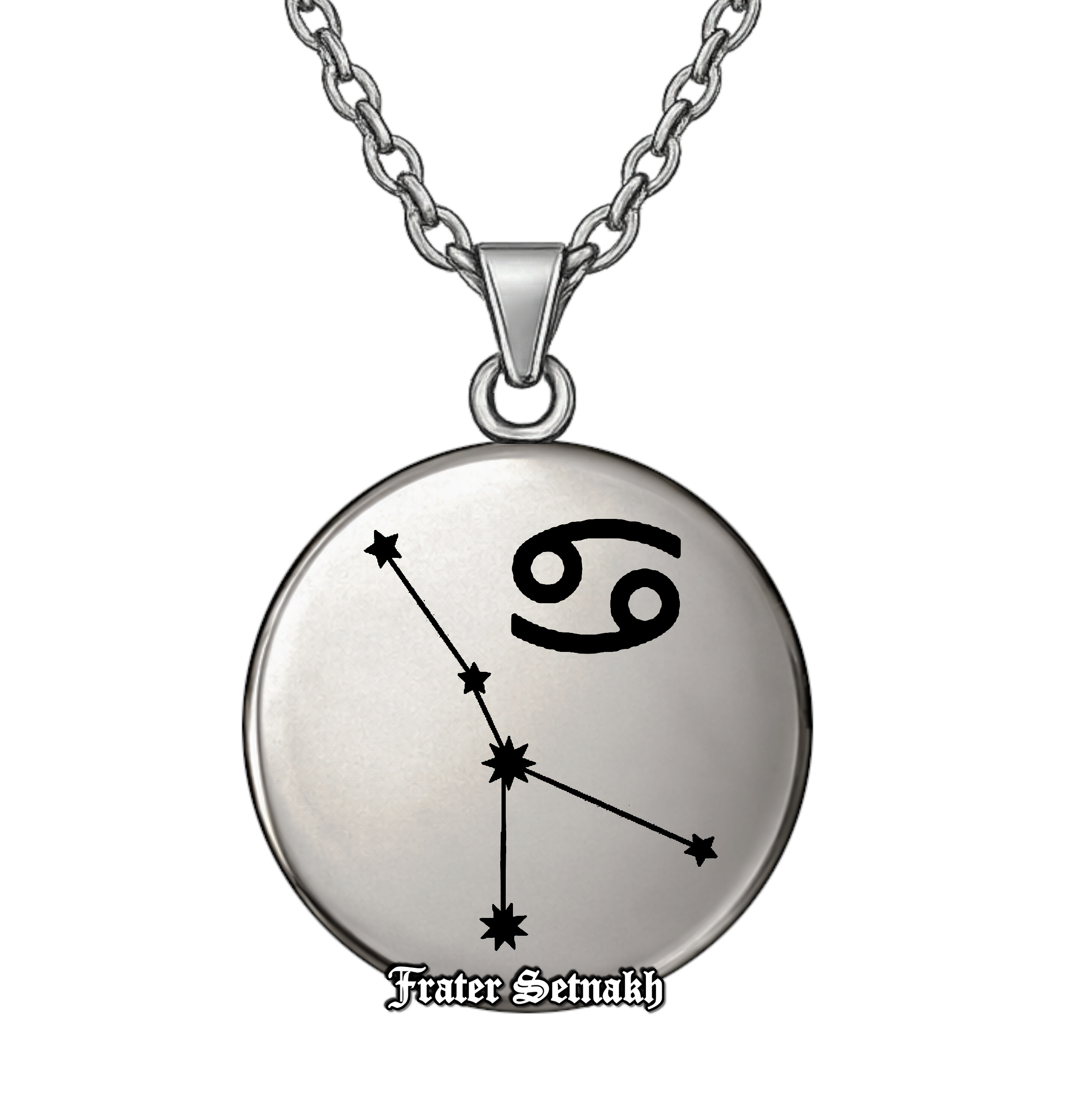 Cancer Zodiac Pendant (June 21 – July 22) – Talisman of Emotional Mastery, Intuitive Depth & Protective Strength | Sacred Celestial Jewelry #578.4