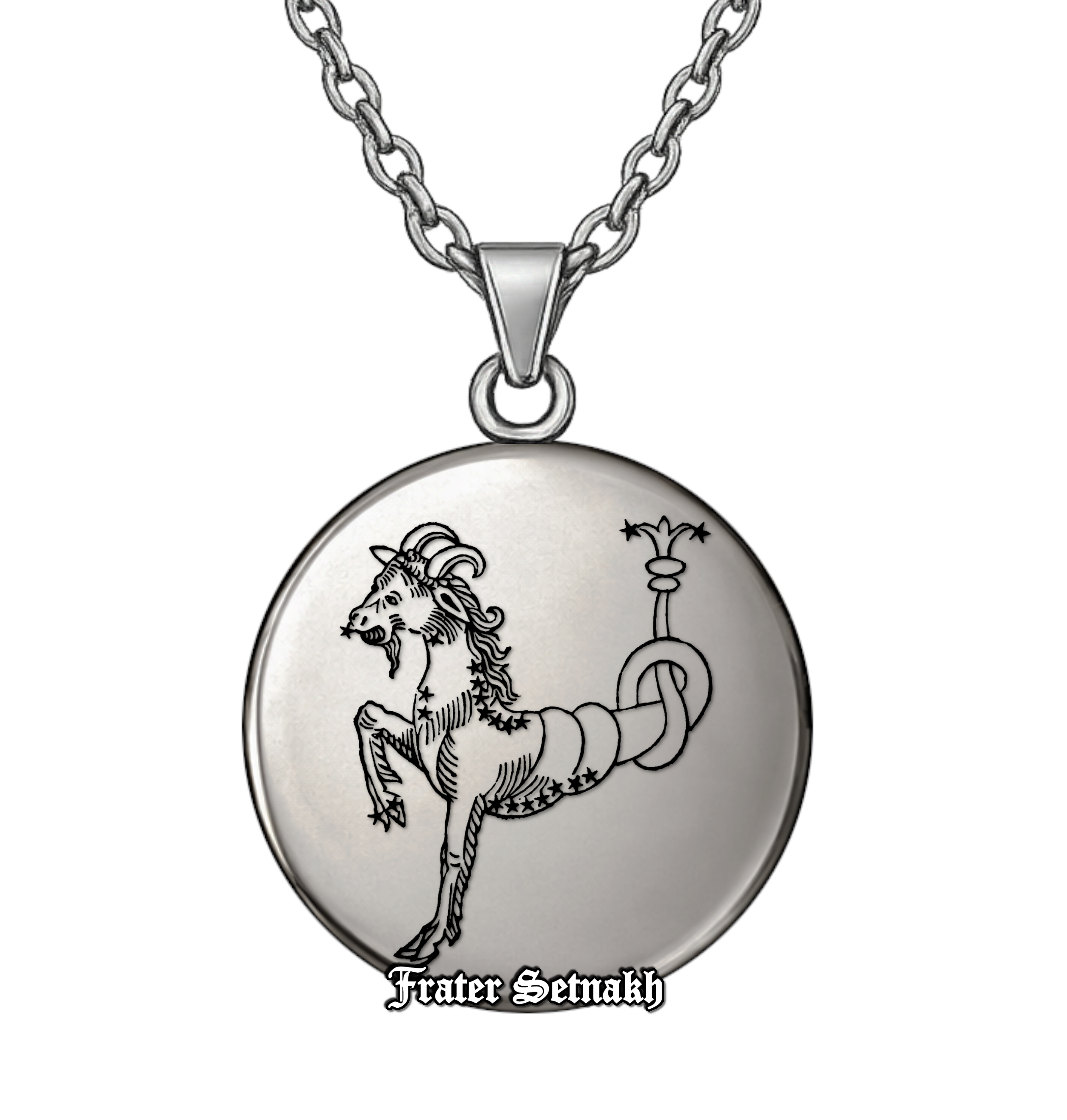 Capricorn Zodiac Pendant (December 22 – January 19) – Talisman of Strategic Ambition, Unyielding Discipline & Masterful Sovereignty | Sacred Celestial Jewelry #579.10
