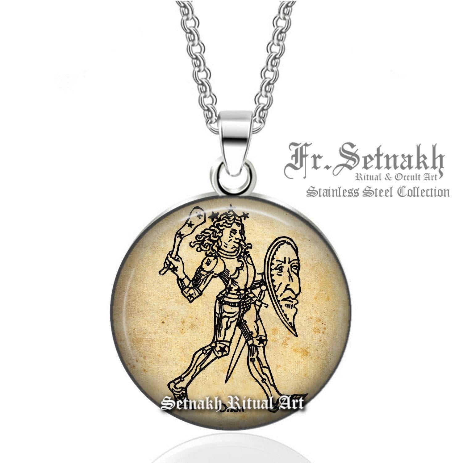 Orion Stars Constellation talisman, pendant, astronomy jewelry, ancient aliens, occult art, magick, Three Kings or Three Sisters #537