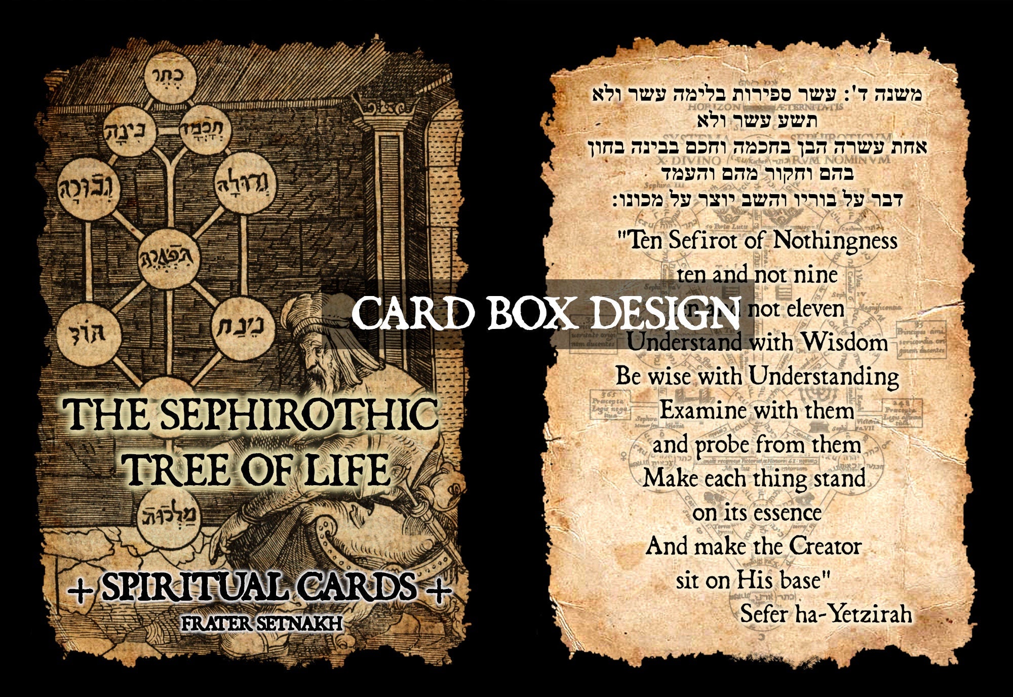 Tree of Life – 44 Spiritual Cards Exploring Sephiroth, Kabbalah, Alchemy, Perfect for Tarot Readers, Mystics and Students of Esoteric Wisdom