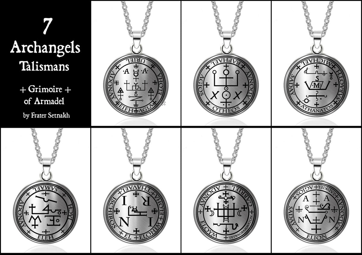 7 Archangels Talismans: Seals of Michael, Gabriel, Zadkiel, Thavael, R