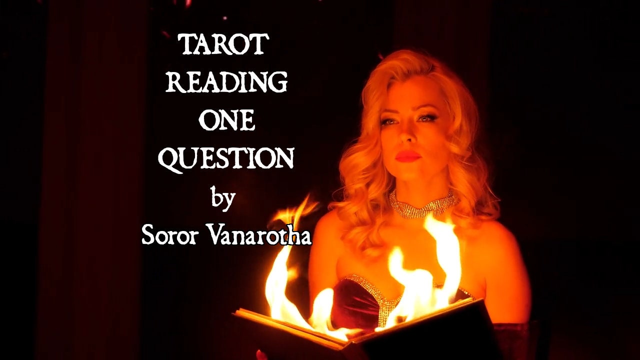 Tarot Reading - Divination - 1 Question Session with Soror Vanarotha Psychic from the Wild Owl Mountains