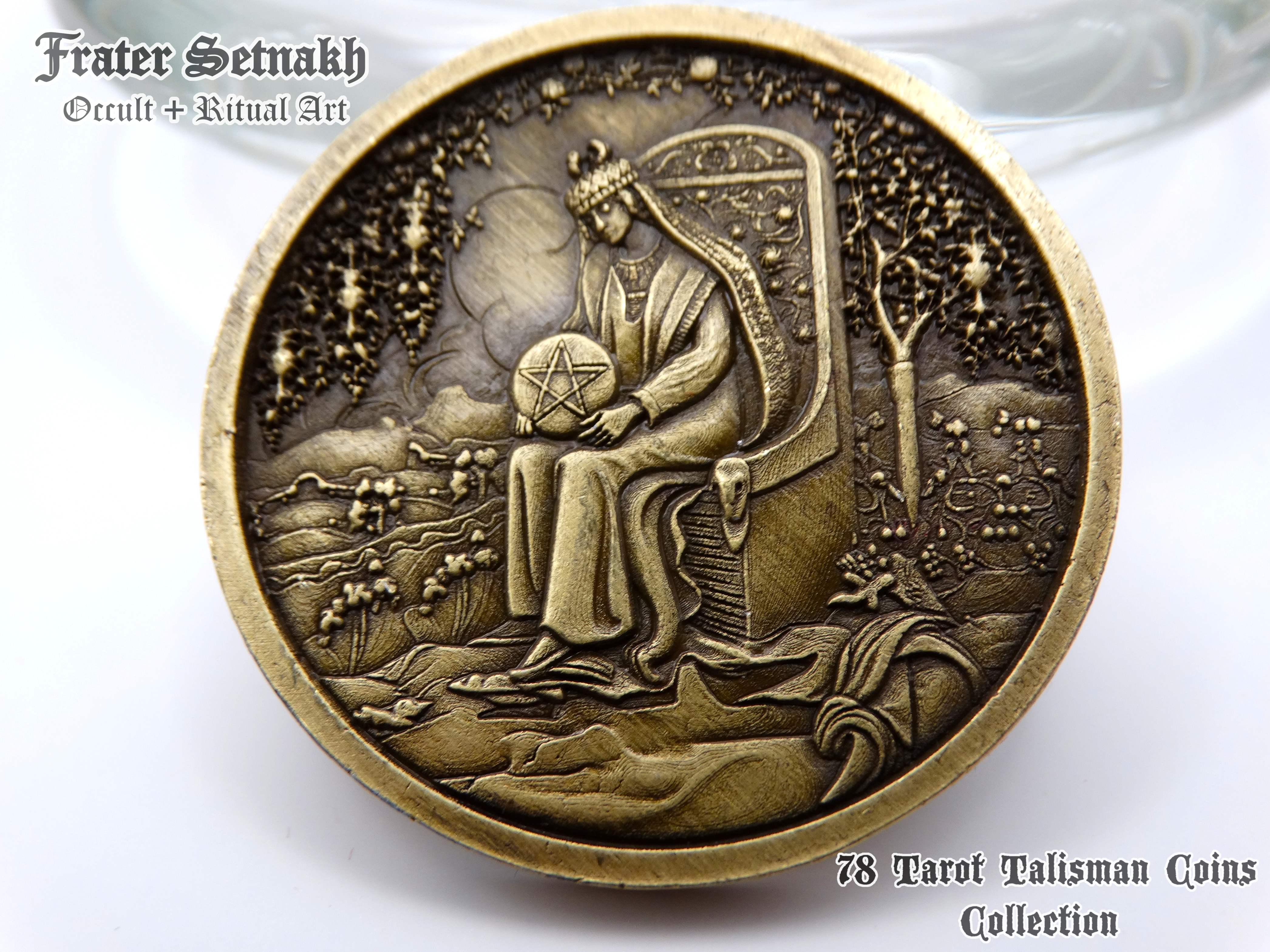 Tarot Coin Collection – World’s First Complete Rider–Waite Inspired Coin Set by Frater Setnakh – PRE-ORDERS - Shipping in Deceber '25 - Divination Coins - Oracle Coins