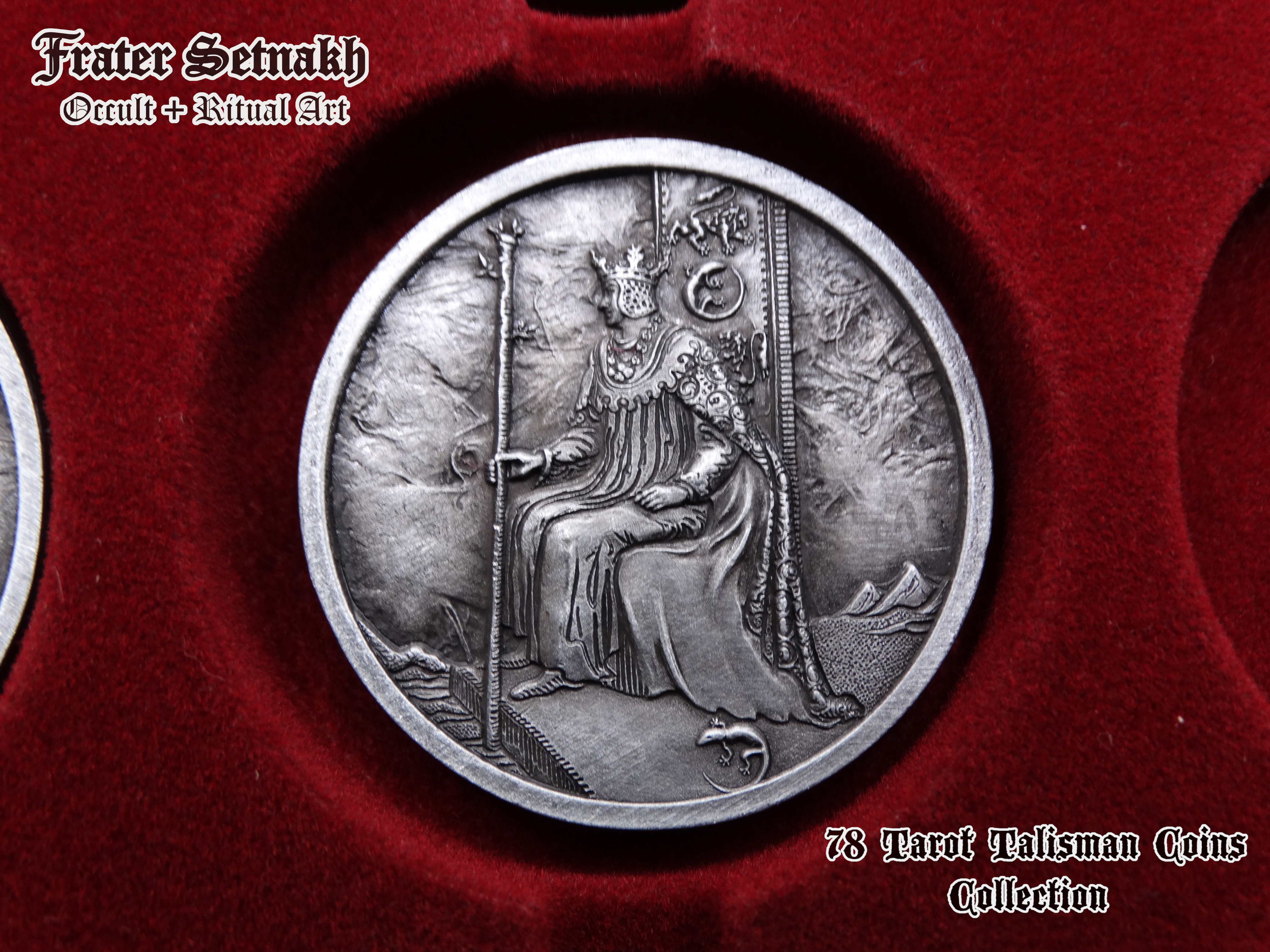 Tarot Coin Collection – World’s First Complete Rider–Waite Inspired Coin Set by Frater Setnakh – PRE-ORDERS - Shipping in Deceber '25 - Divination Coins - Oracle Coins