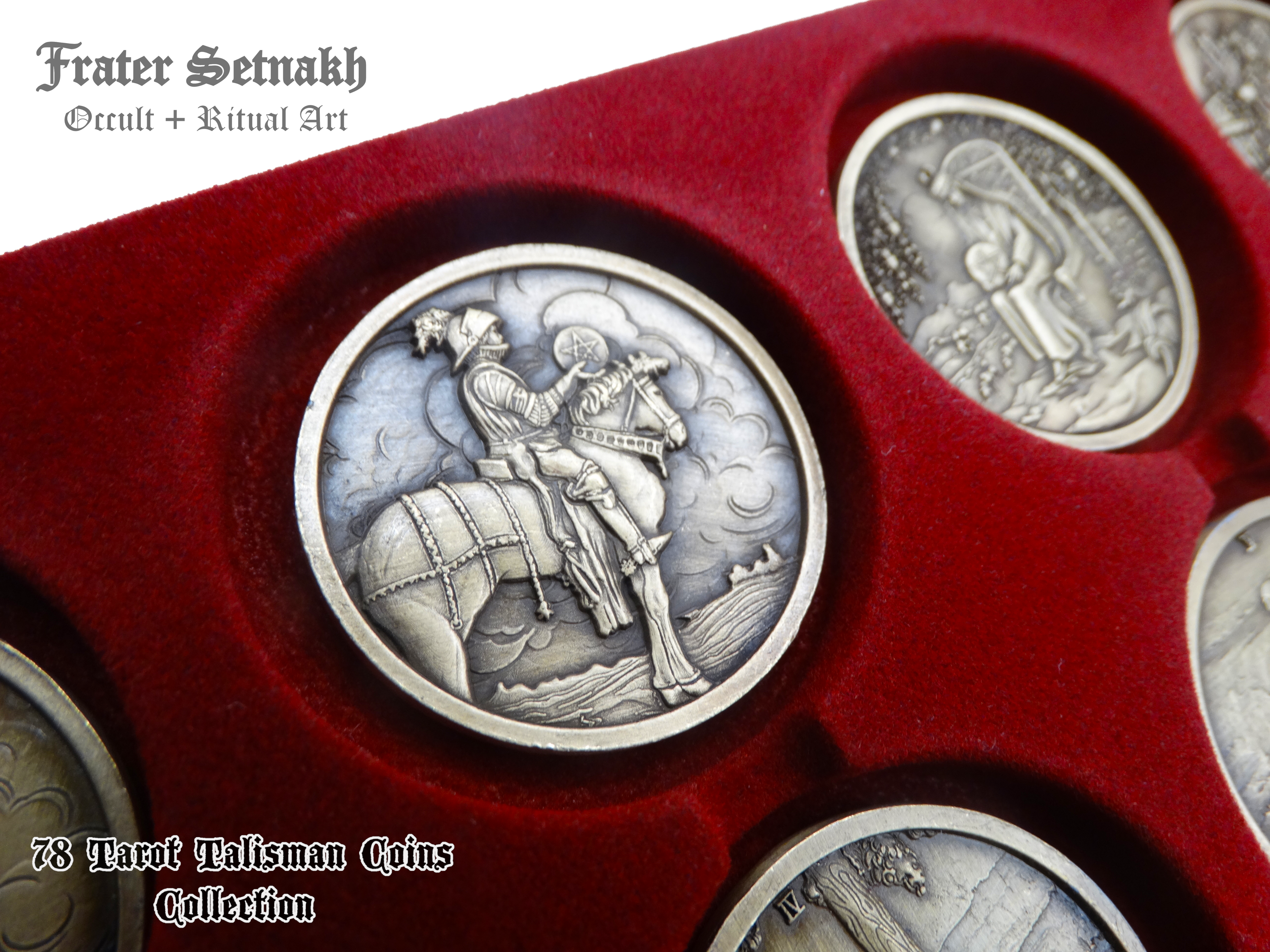 Tarot Coin Collection – World’s First Complete Rider–Waite Inspired Coin Set by Frater Setnakh – PRE-ORDERS - Shipping in Deceber '25 - Divination Coins - Oracle Coins