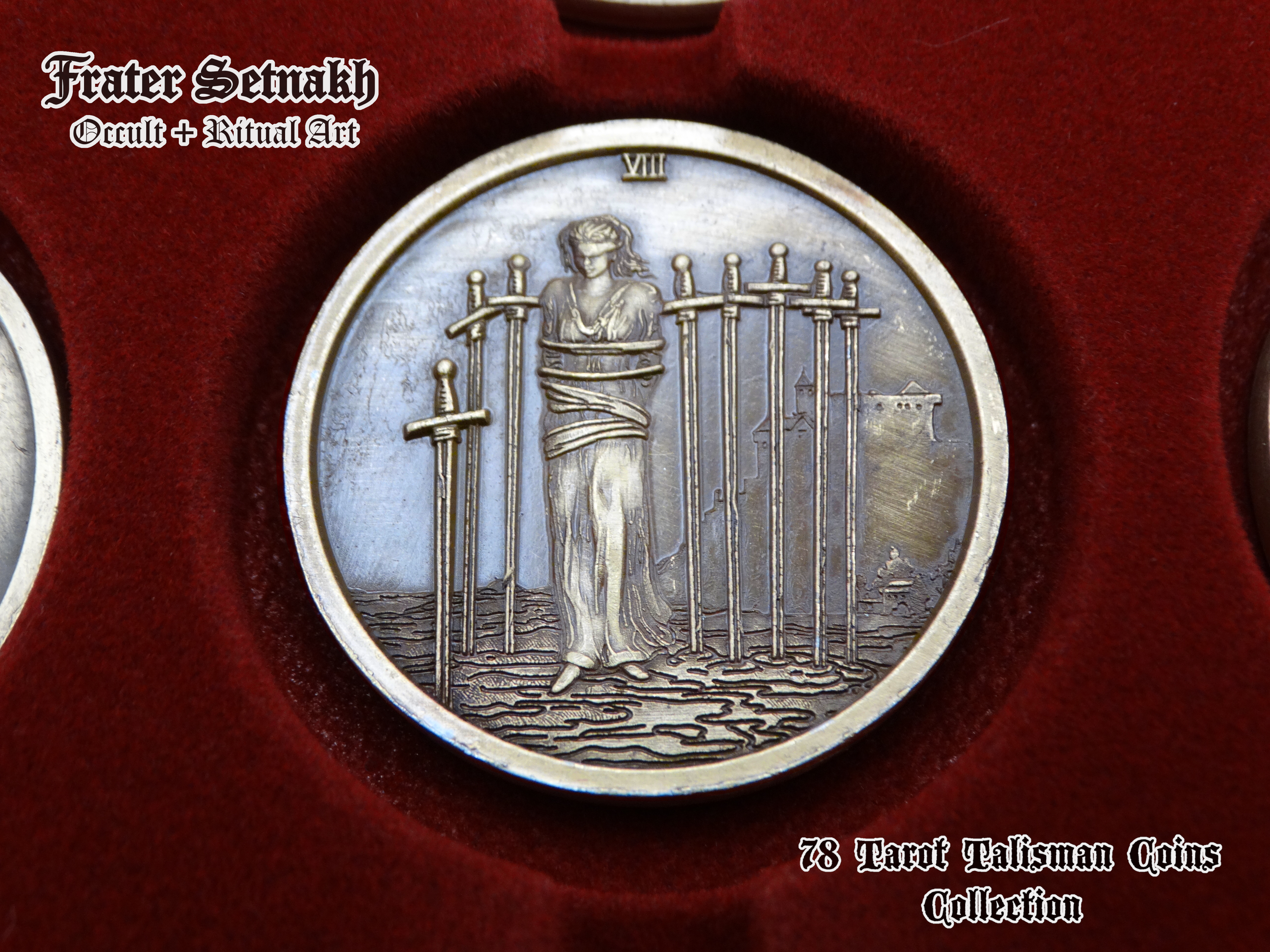 Tarot Coin Collection – World’s First Complete Rider–Waite Inspired Coin Set by Frater Setnakh – PRE-ORDERS - Shipping in Deceber '25 - Divination Coins - Oracle Coins