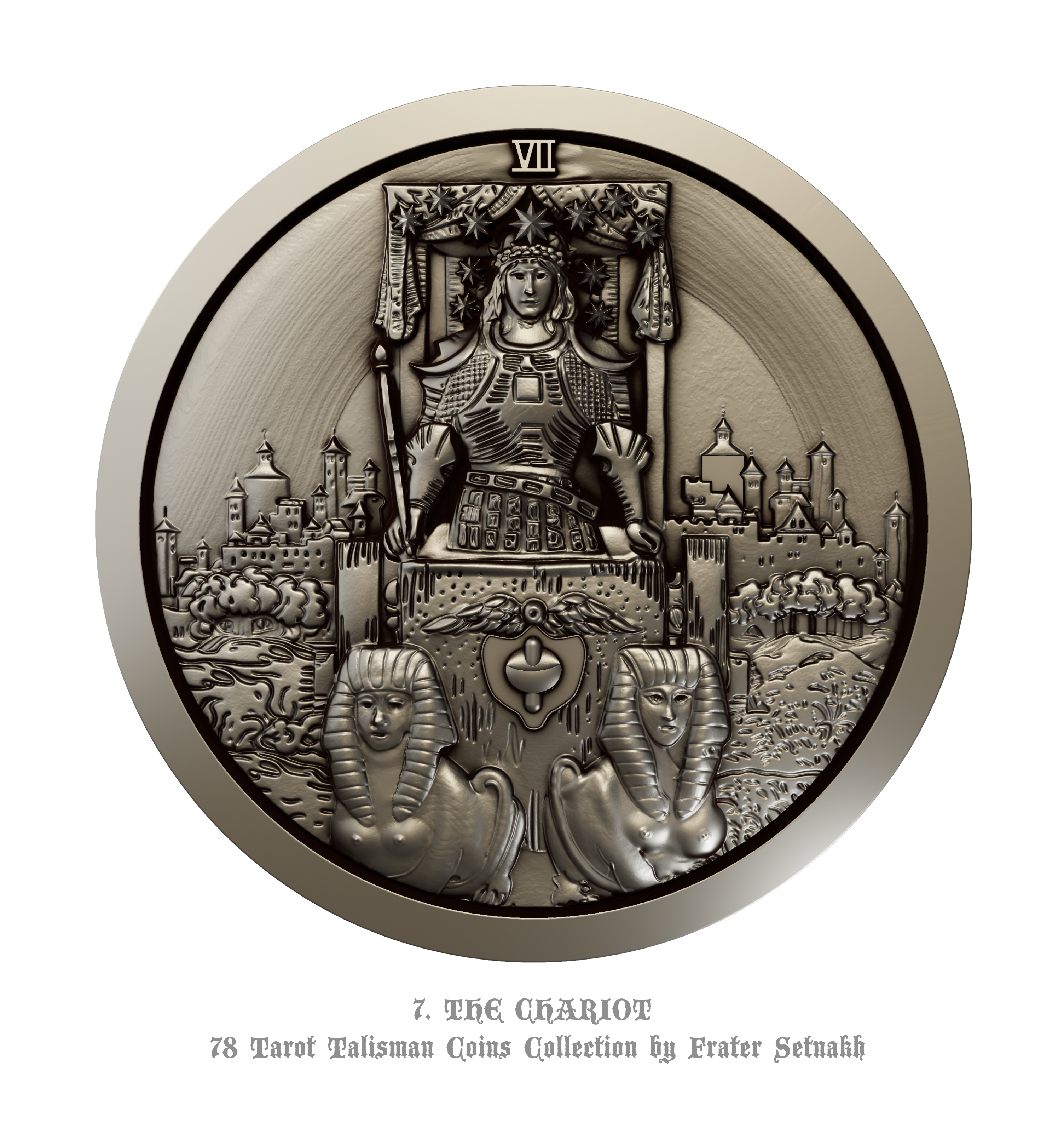 Tarot Coin Collection – World’s First Complete Rider–Waite Inspired Coin Set by Frater Setnakh – PRE-ORDERS - Shipping in October '25 - Divination Coins - Oracle Coins