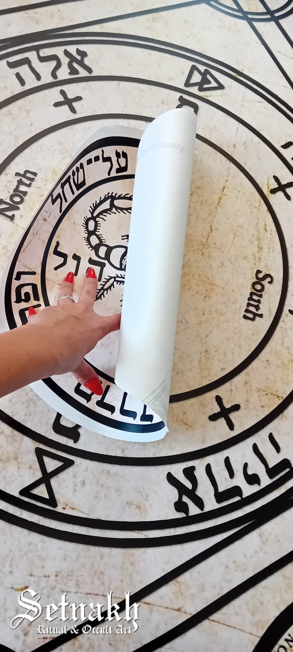 Special reusable stickers with 44 Solomon Seals; 2 or 44 pcs, fits a Meditation Mat for Solomon Magick operations, Greater Key of Solomon