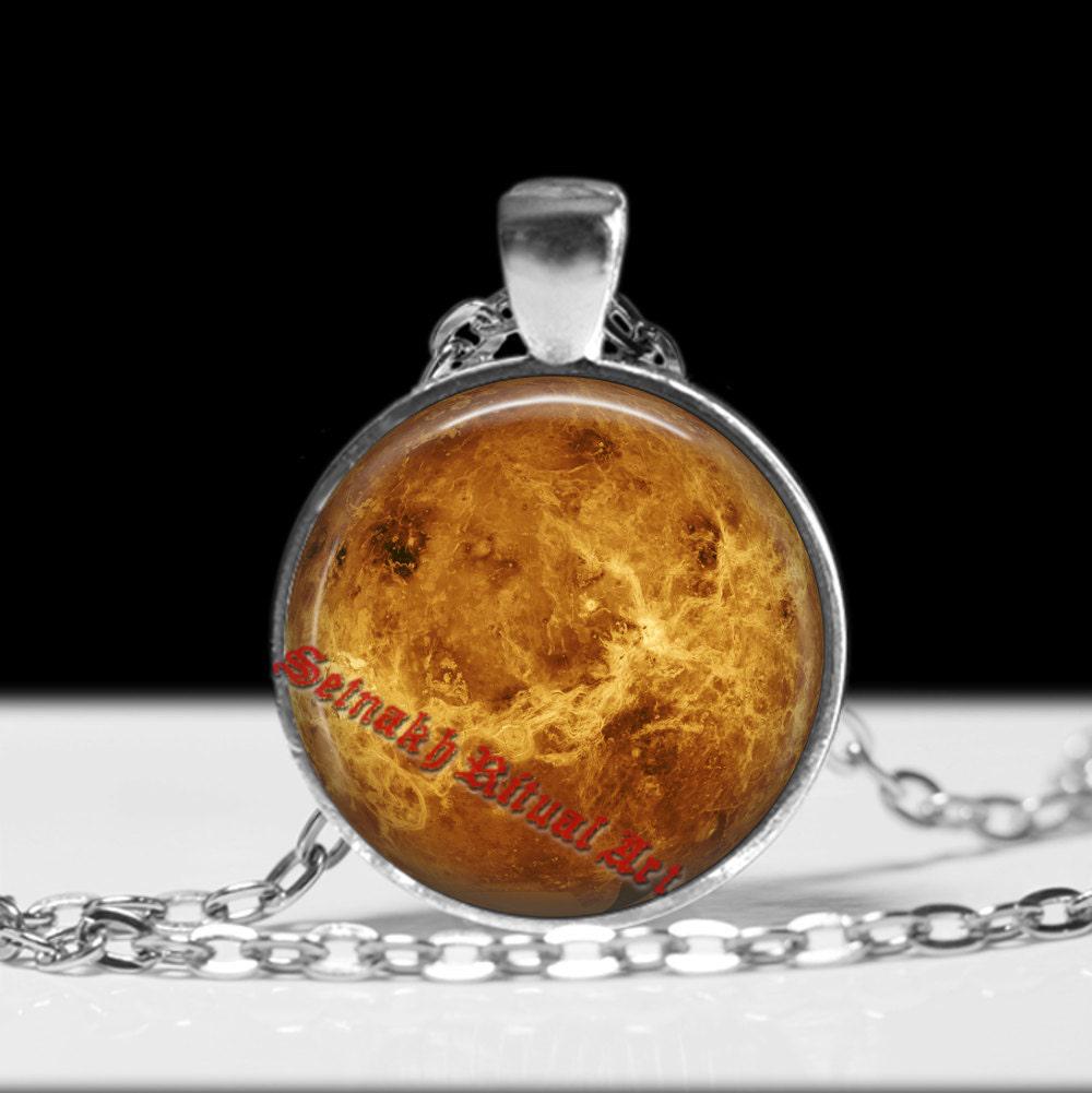 Venus pendant Astrology jewelry Planet necklace Magic jewellery #433.2