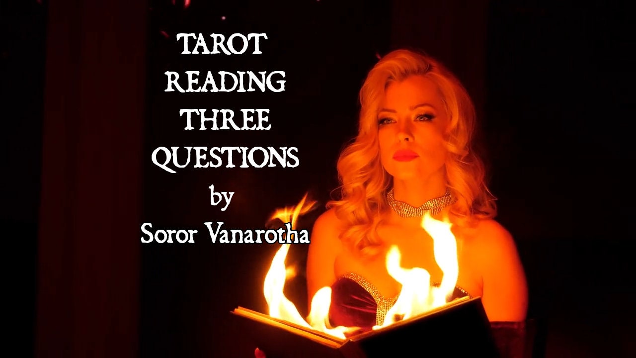 Tarot Reading - 3-Questions Session - Psychic Guidance by Soror Vanarotha from the Enchanted Owl Mountains