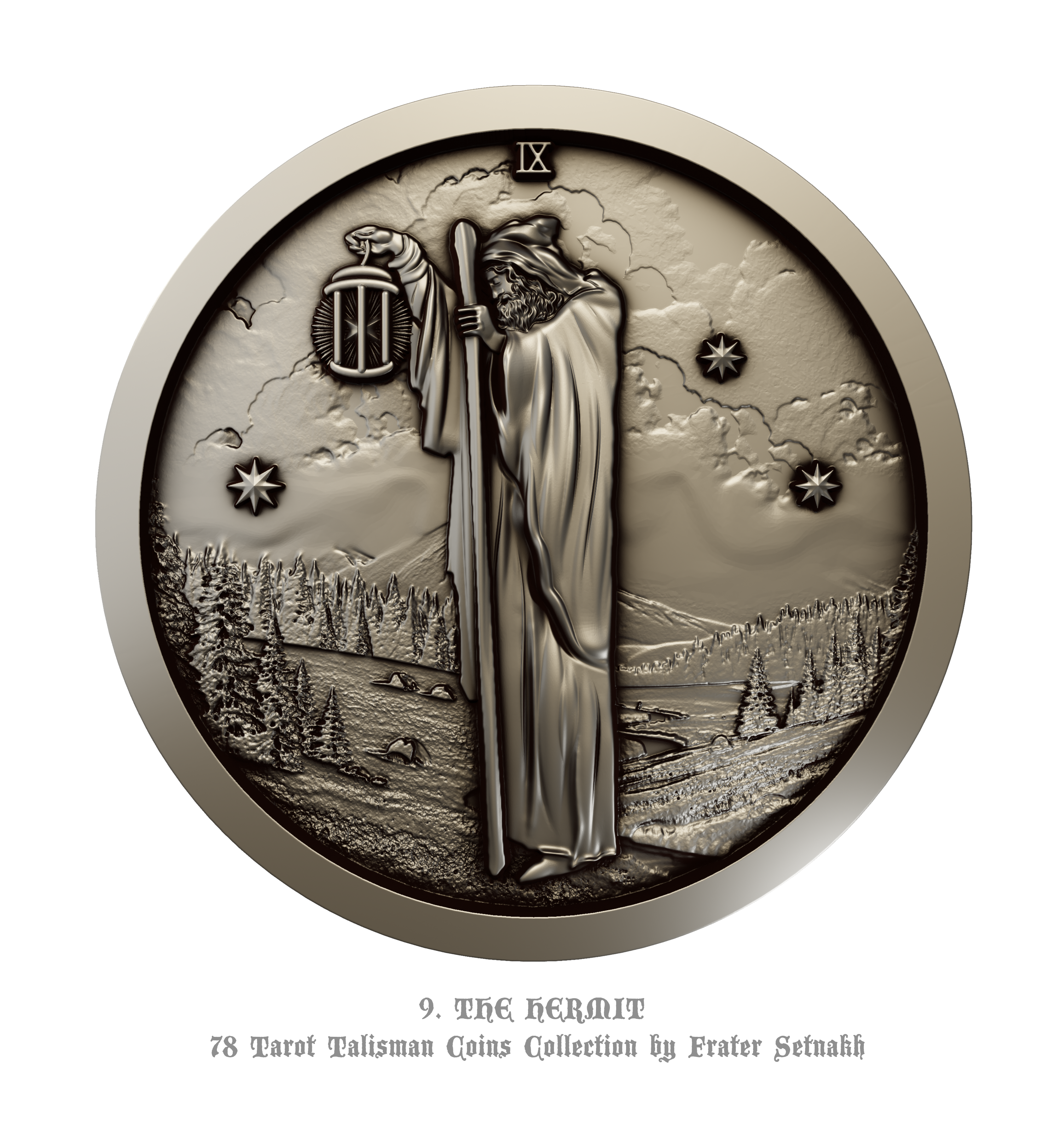 Tarot Coin Collection – World’s First Complete Rider–Waite Inspired Coin Set by Frater Setnakh – PRE-ORDERS - Shipping in October '25 - Divination Coins - Oracle Coins