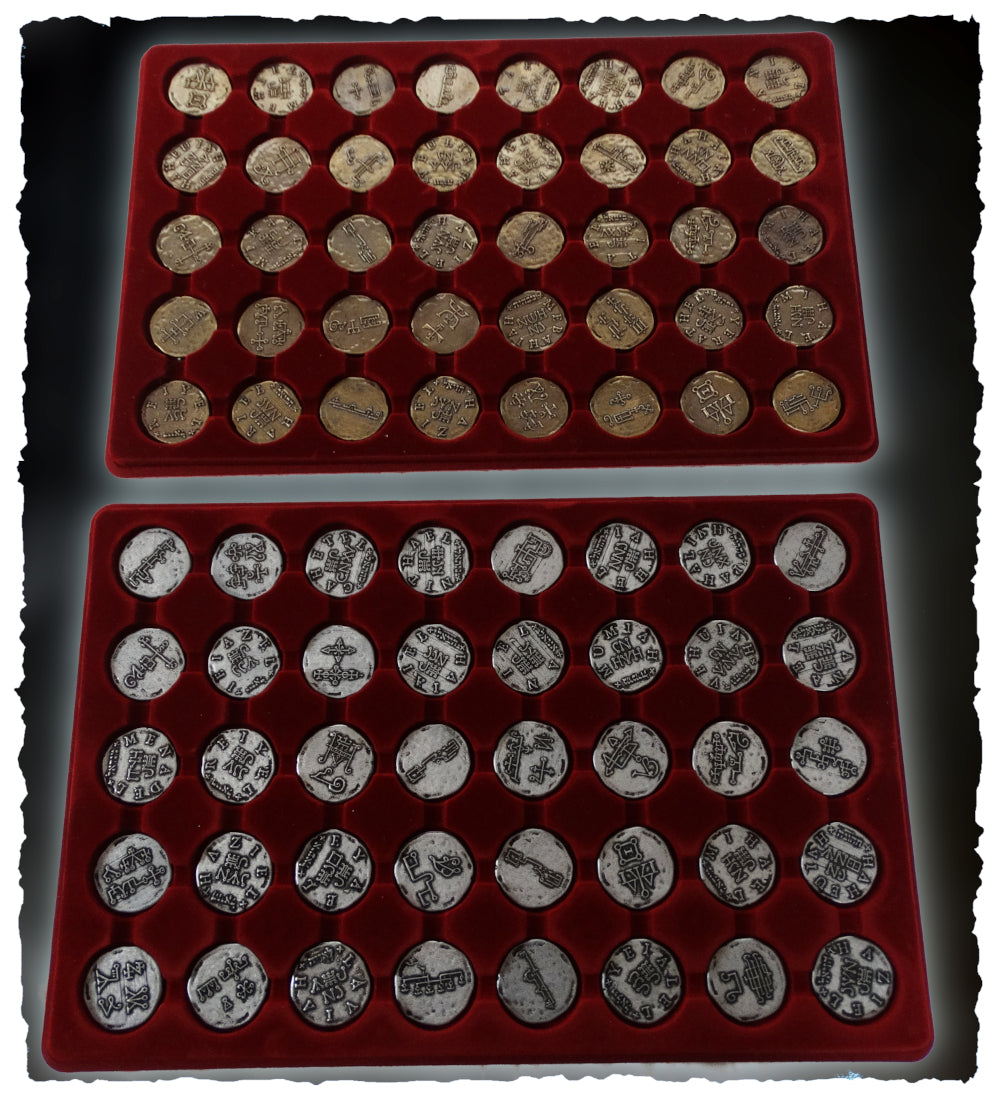 72 Angels: Talismans for Luck, Love, Health, Wealth - Magick Collection for Lightworkers | Invoke Angelic Blessings: 72 Coins & Cards Set