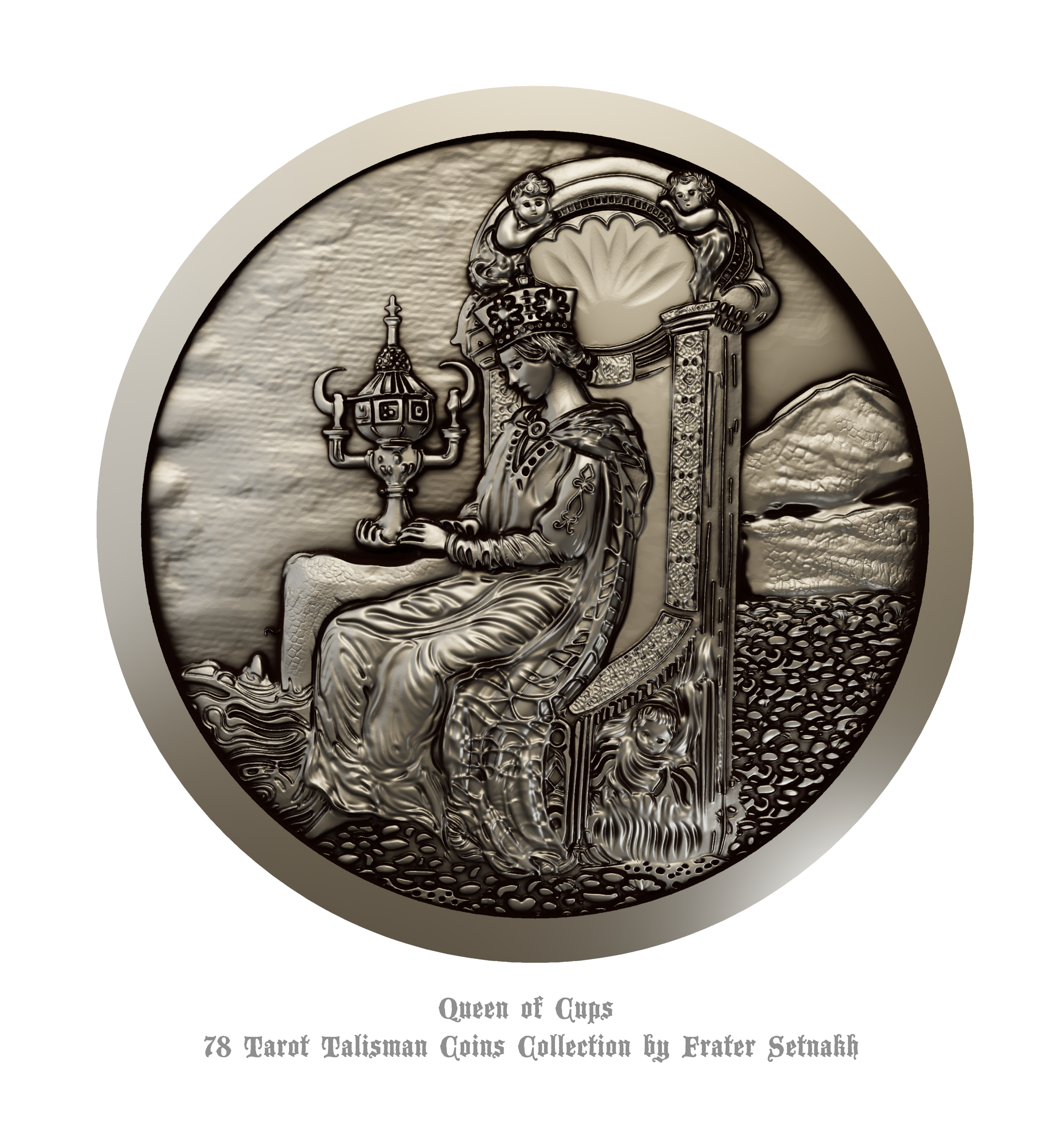 Tarot Coin Collection – 78 Coins Inspired by Rider-Waite – PRE-ORDERS - Shipping in October '25 - Divination Coins - Oracle Coins - Frater Setnakh